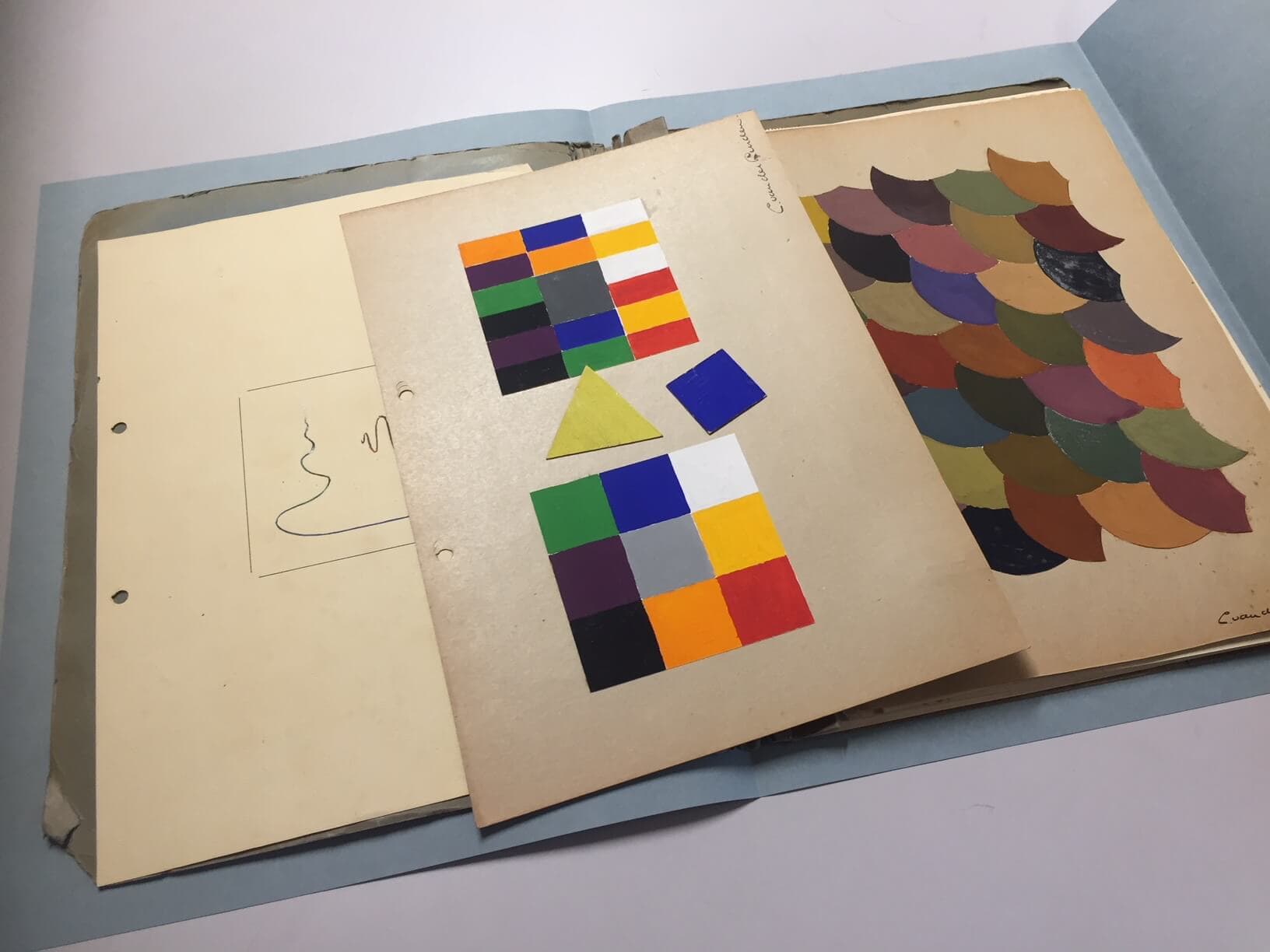 Cees van der Linden, Bauhaus notes. Collection Het Nieuwe Instituut. Gift from IONA-Stichting. 