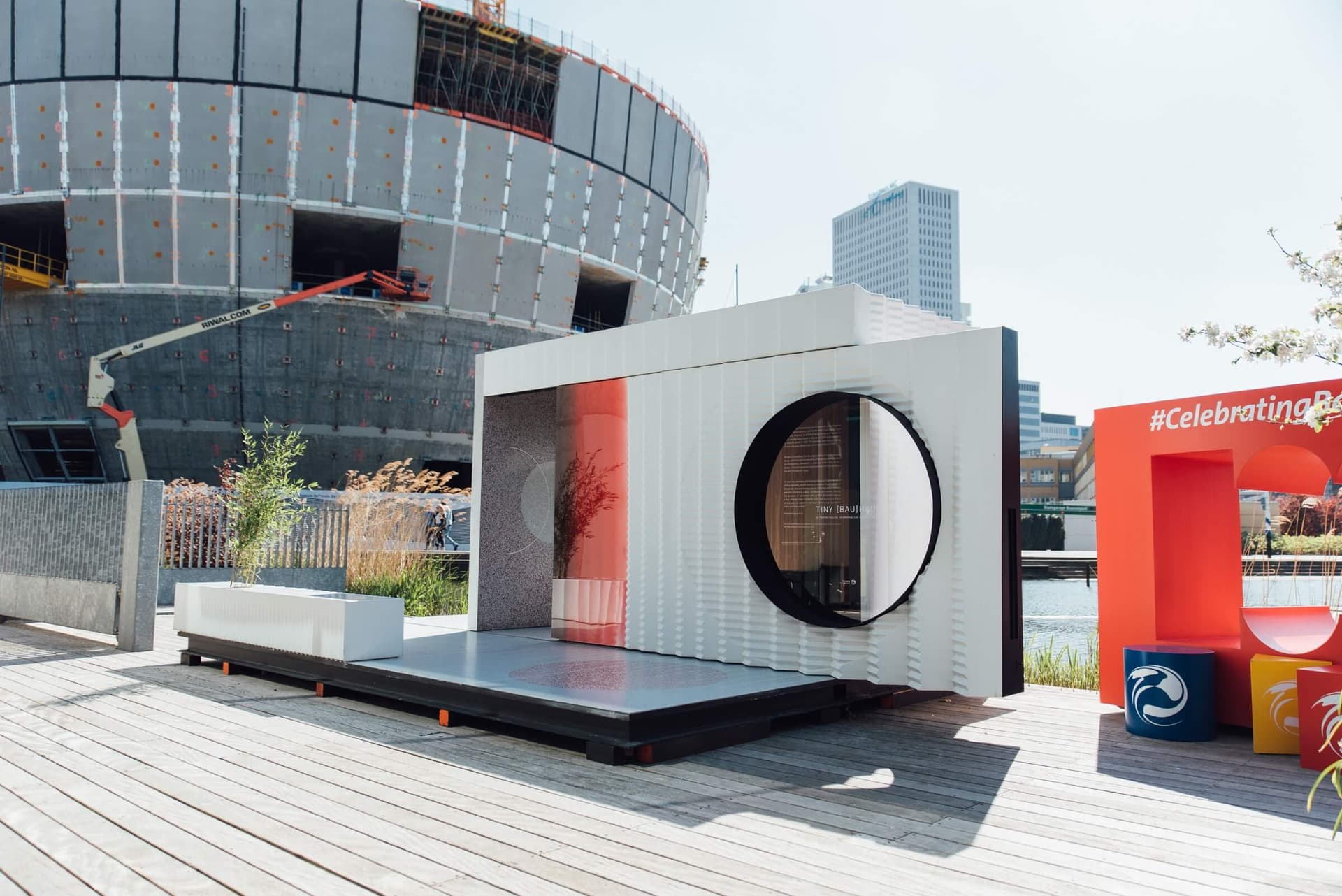 TINY [BAU]HAUS at Het Nieuwe Instituut, Spring 2019. ©DZT/Bram Willems. 