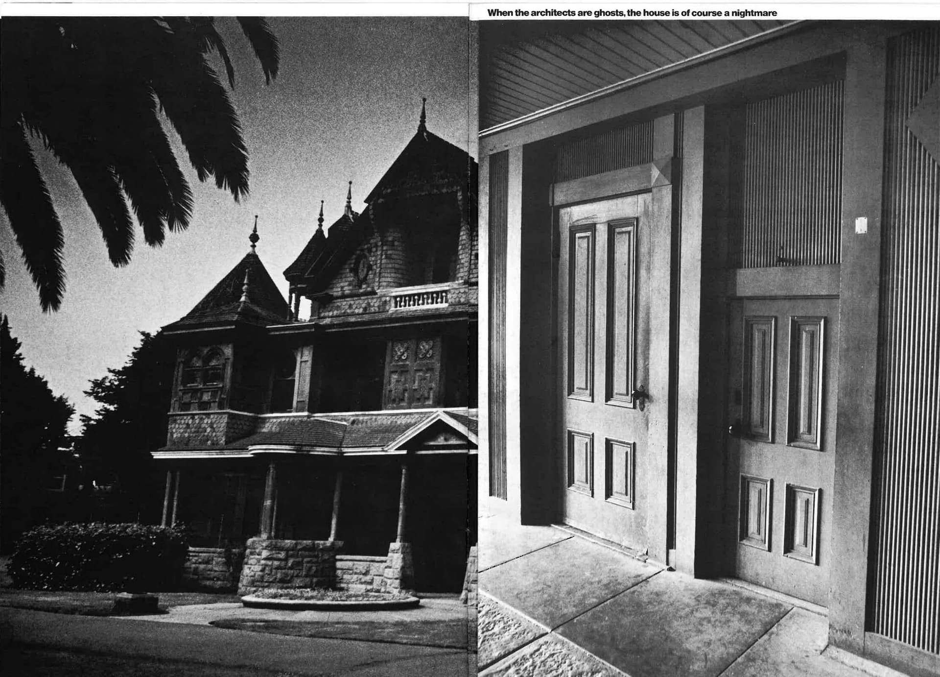 Tangents XV, “Designs for the Haunted House” cover. (Source: Anne Garner Papers, History San Jose)