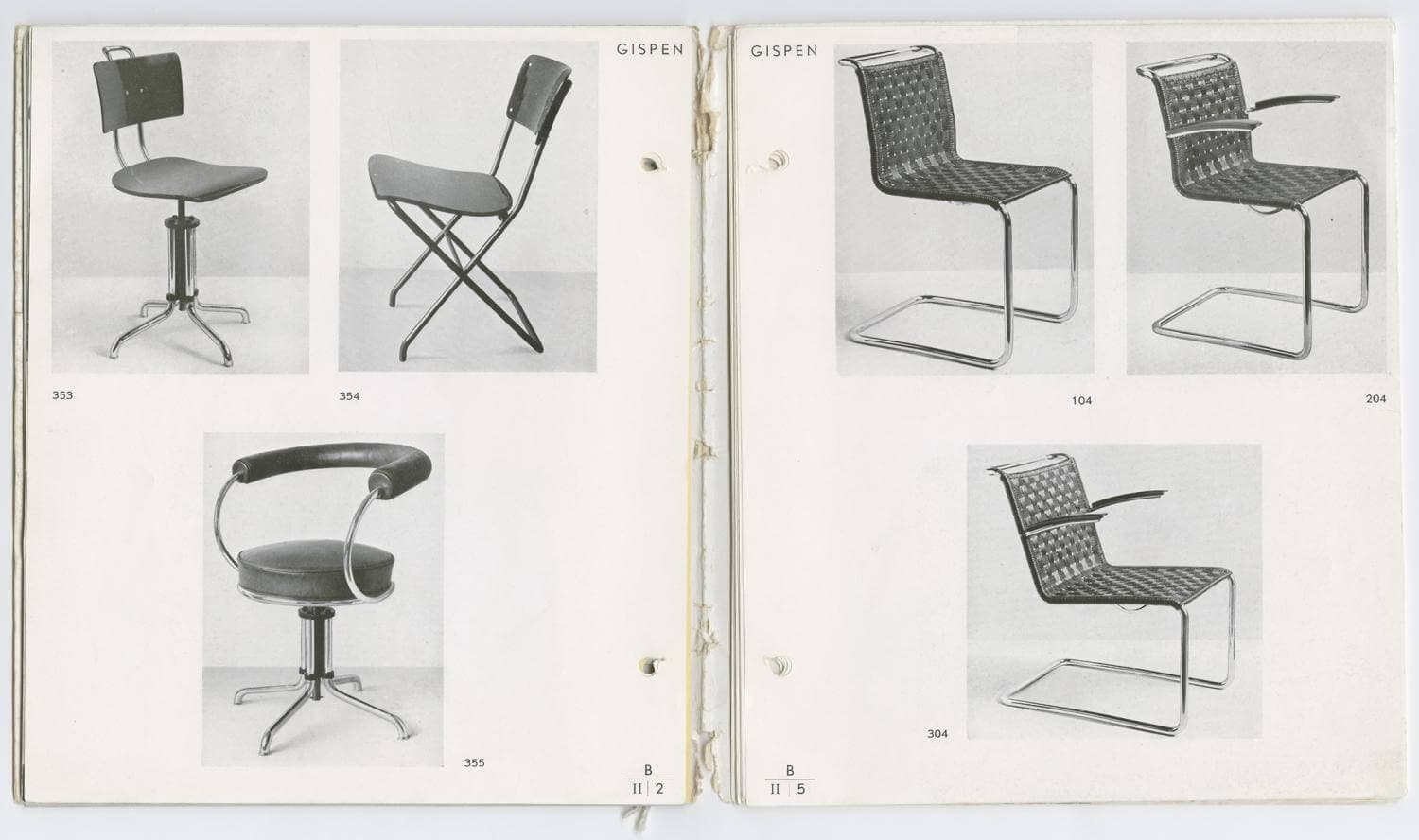 Gispen meubelcatalogus no,. 52. Collectie Nieuwe Instituut,