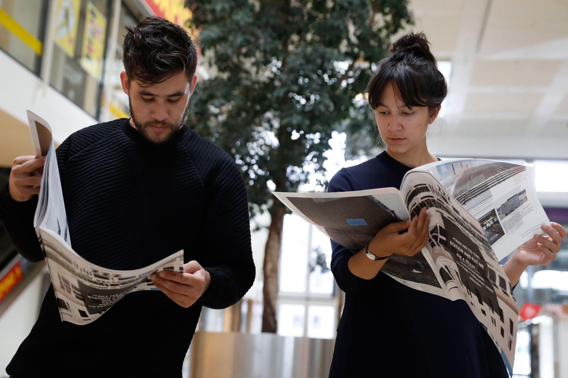 International Visitors' Programme - Fabian Saul and Grashina Gabelmann. Photo Bas Czerwinski 