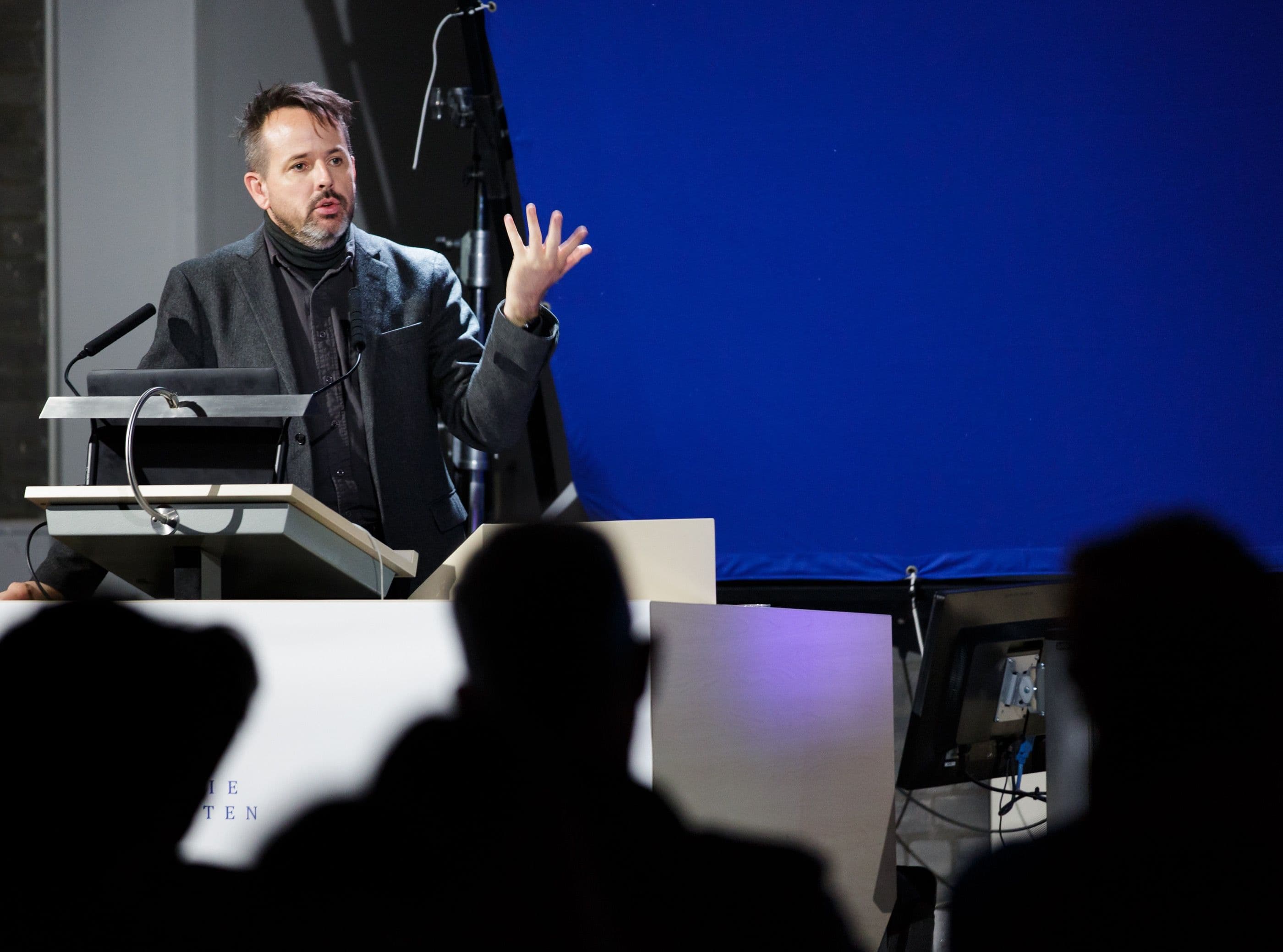 Benno Premsela Lecture 2015. Benjamin Bratton. Photo: Fred Ernst