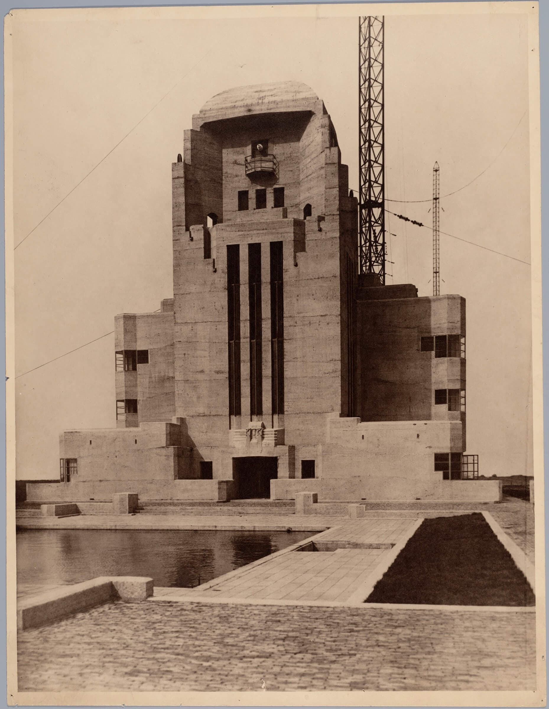 J.M. Luthmann. Radio Kootwijk, foto circa 1920. Collectie Het Nieuwe Instituut, TENT o743  