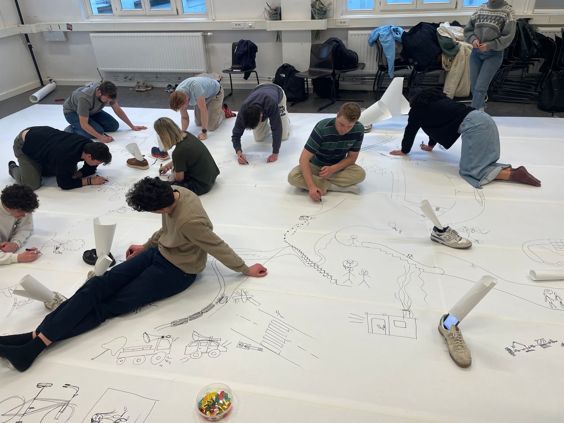 Workshop bij de Universiteit van Antwerpen door Colette Aliman. Foto: Colette Aliman