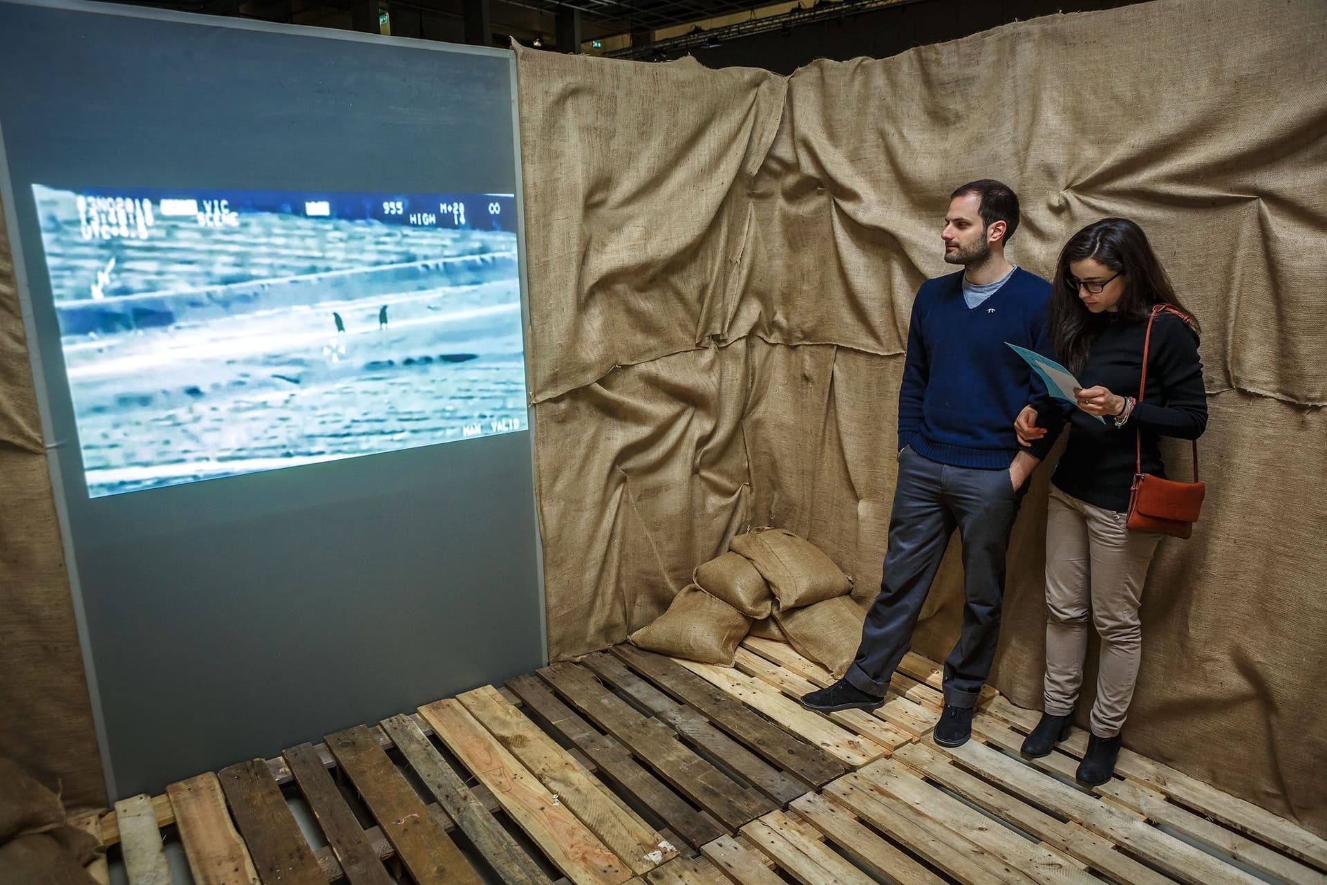  Installatie door Malkit Shoshan, het Nieuwe Instituut. Rotterdam. Foto Matthijs Immink, 2014 