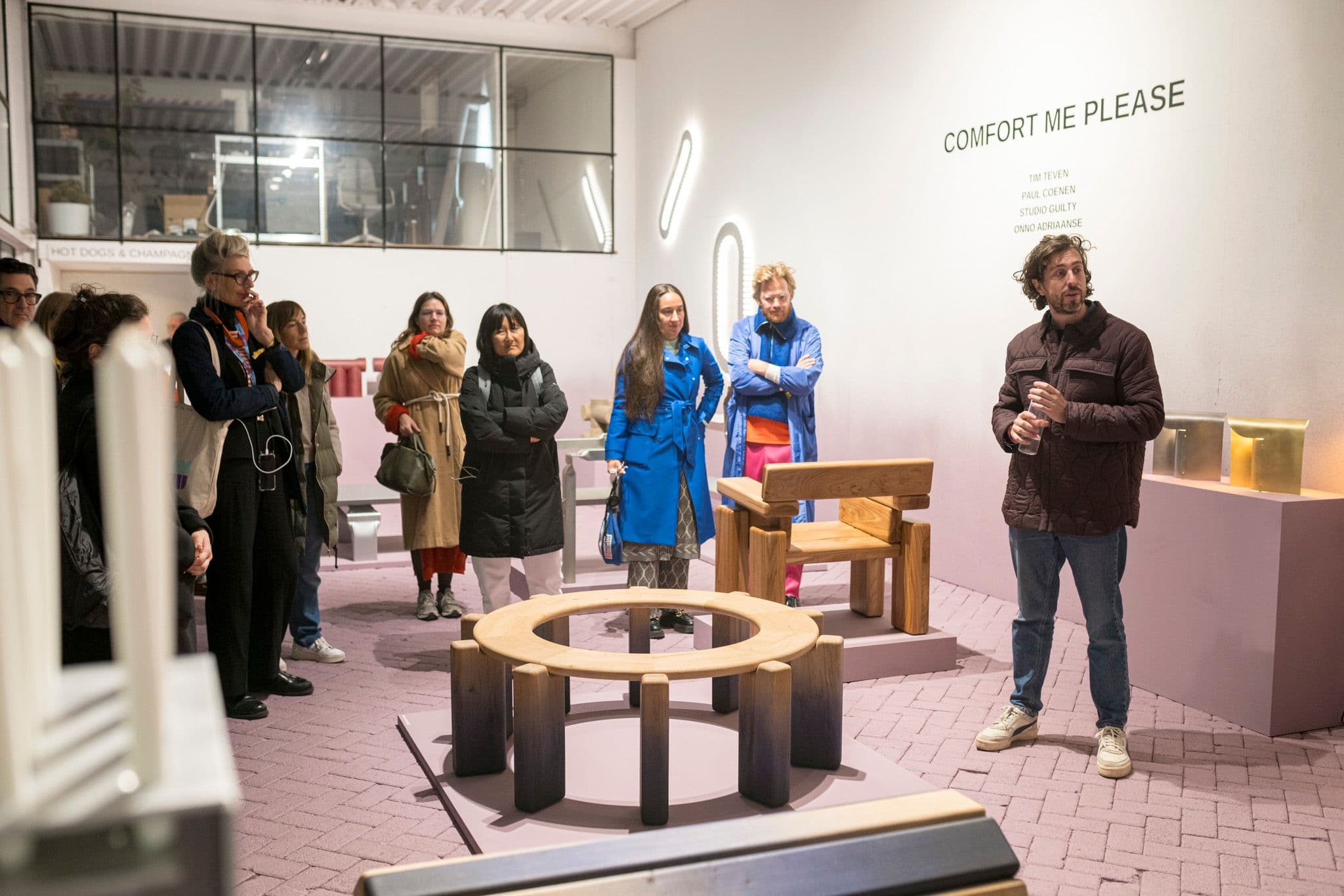 Visitors at Sectie C