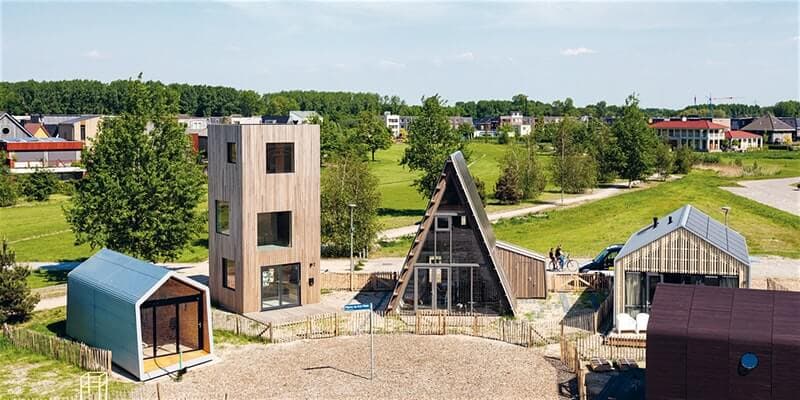 The making of BouwEXPO Tiny Housing in Almere. Foto Adrienne Norman 