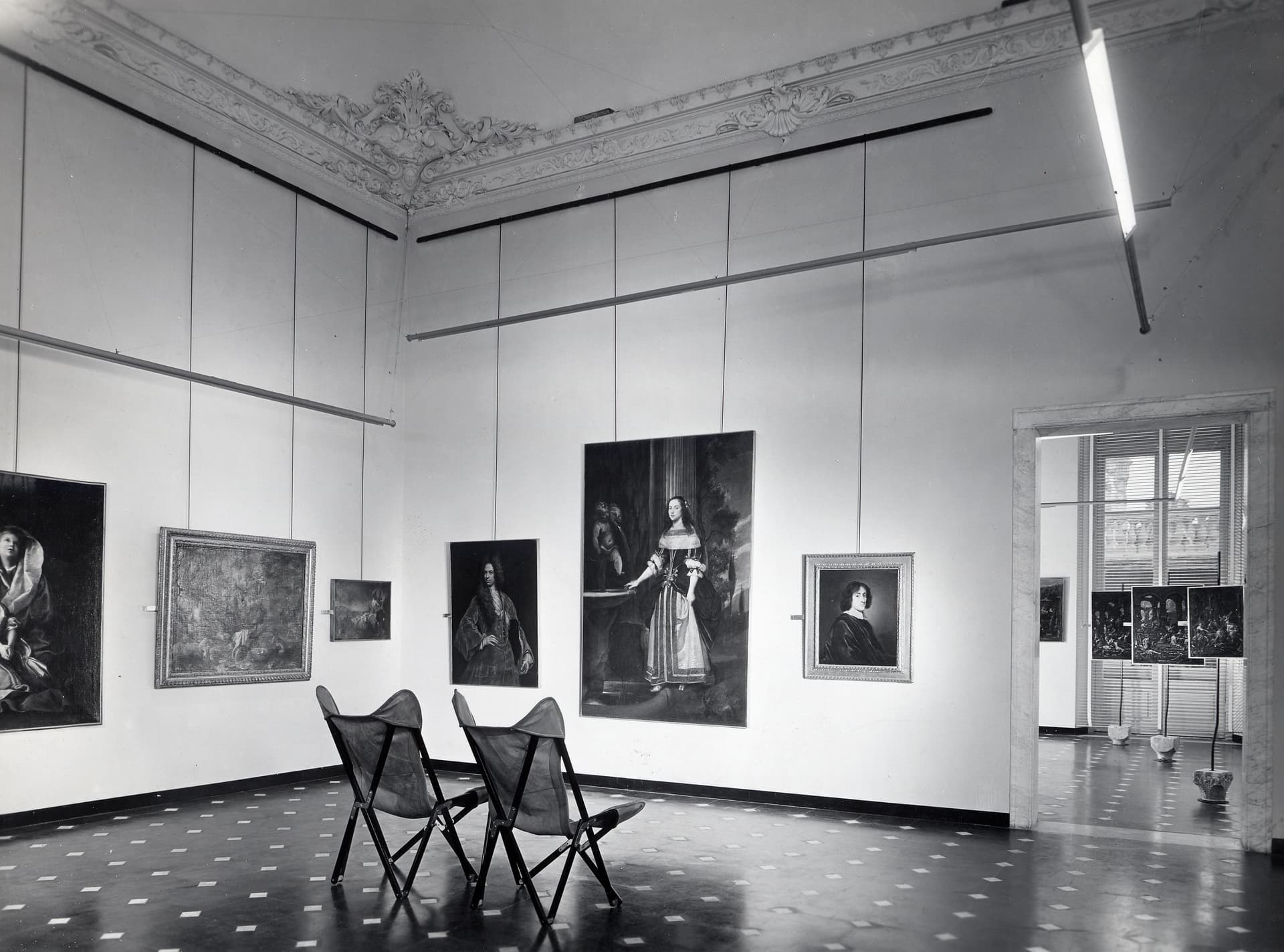 Franco Albini en Franca Helg, Palazzo Bianco, Genua, 1949-51. Foto A. Villani & Figli. Fondazione Franco Albini.