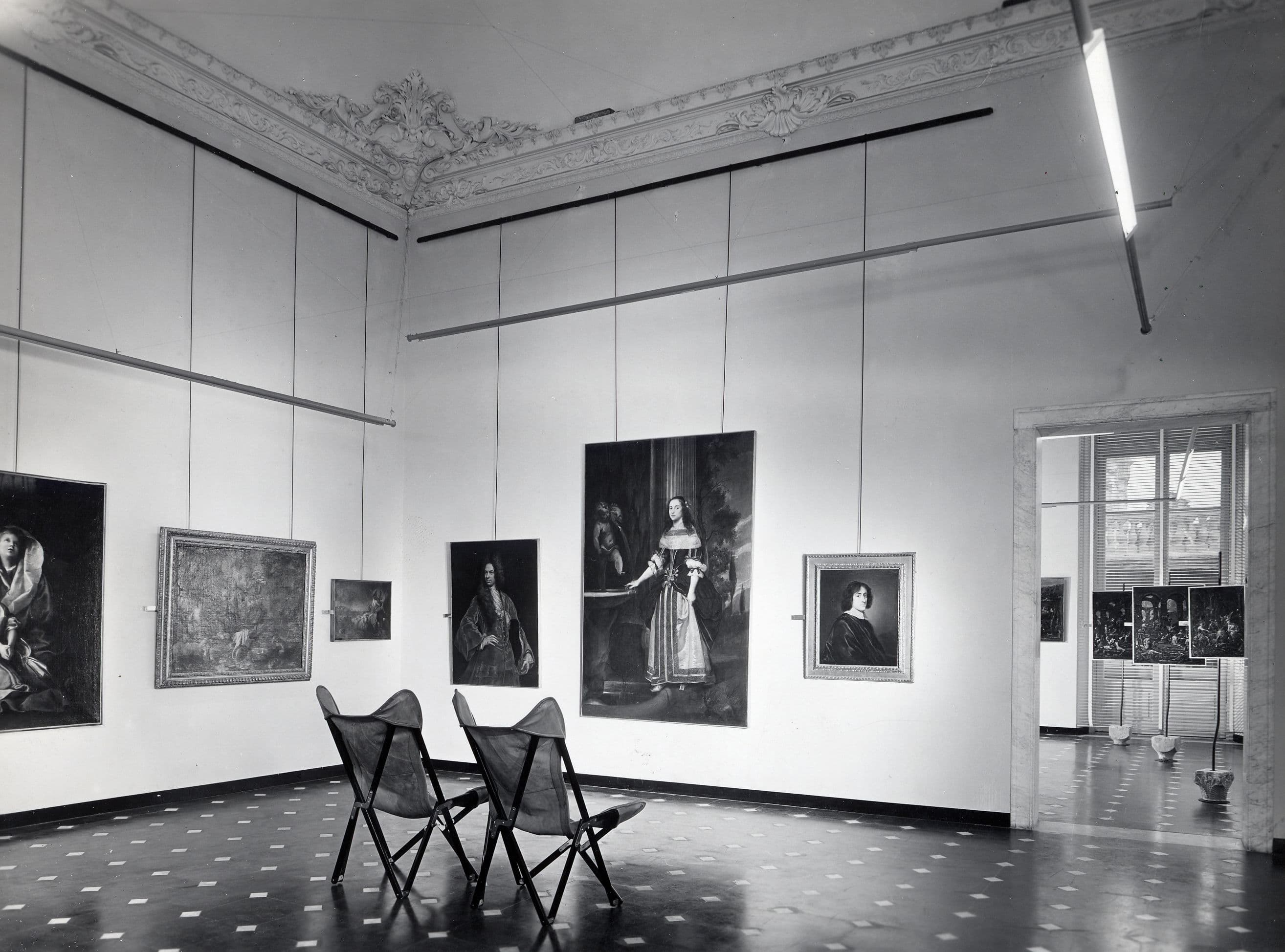 Franco Albini en Franca Helg, Palazzo Bianco, Genua, 1949-51. Foto A. Villani & Figli. Fondazione Franco Albini. 