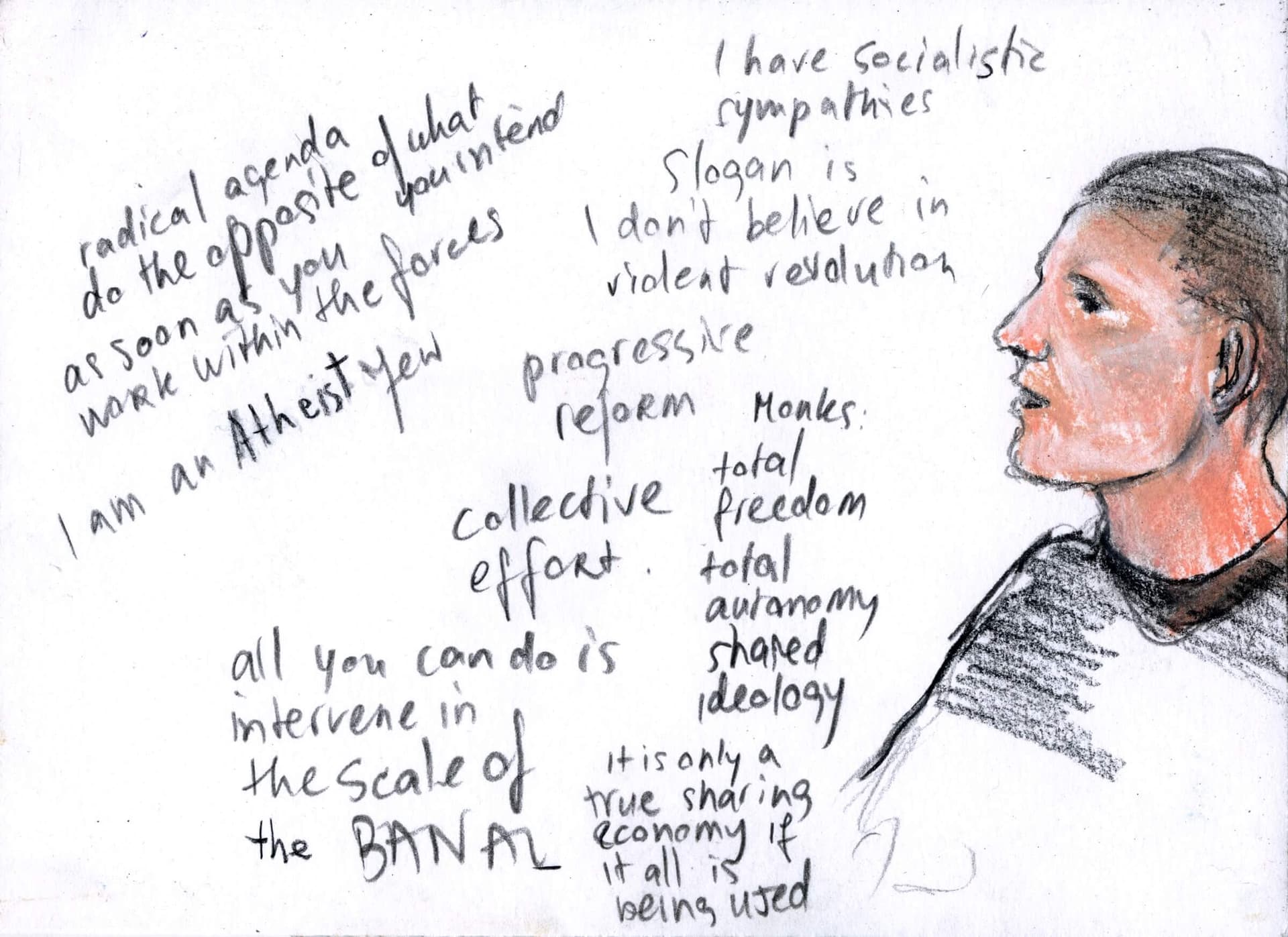Thursday Night with Jack Self. Visual report by De Beeldvormers 
