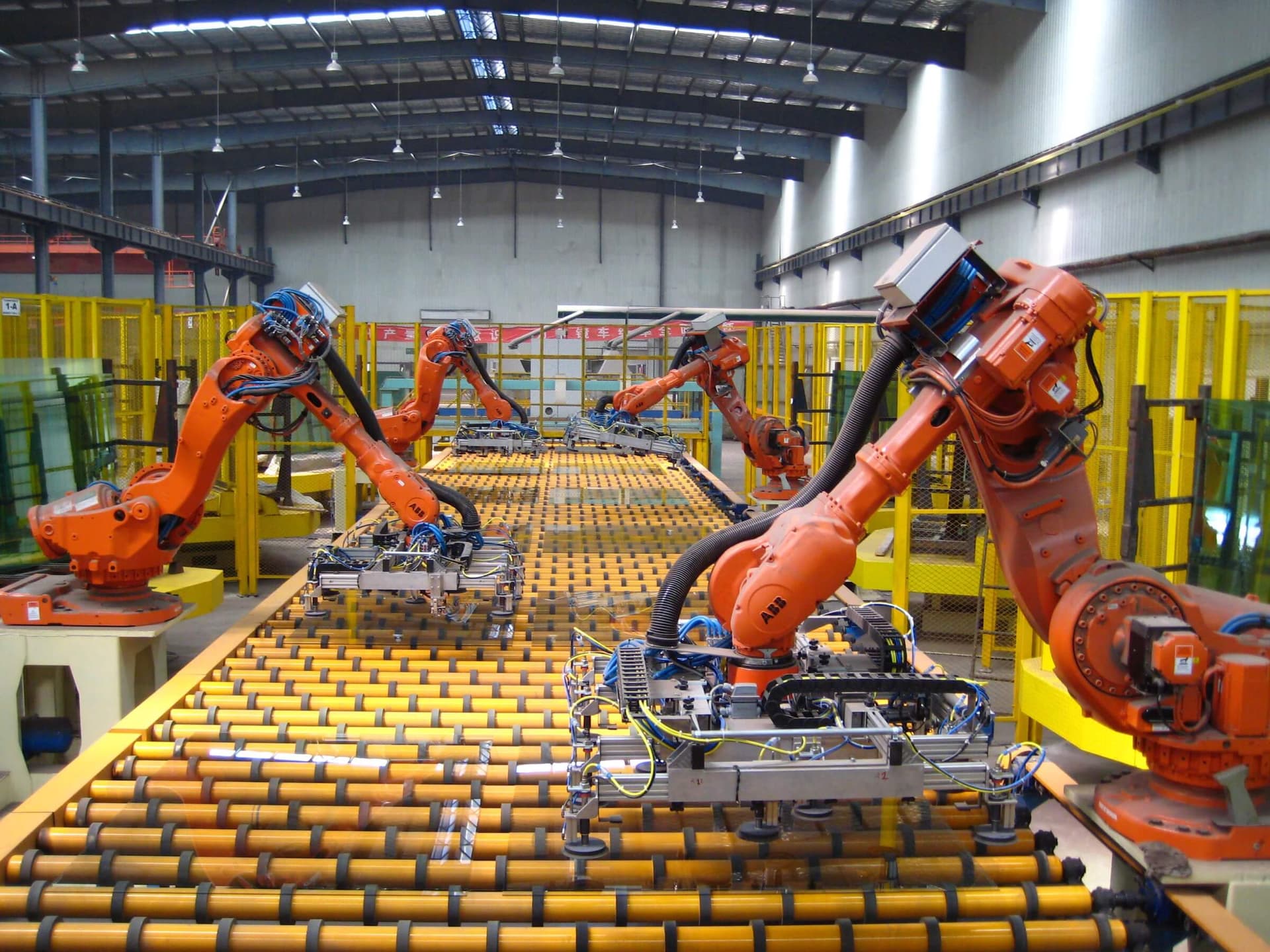 Robotized Float Glass Unloading, Author: ICAPlants 