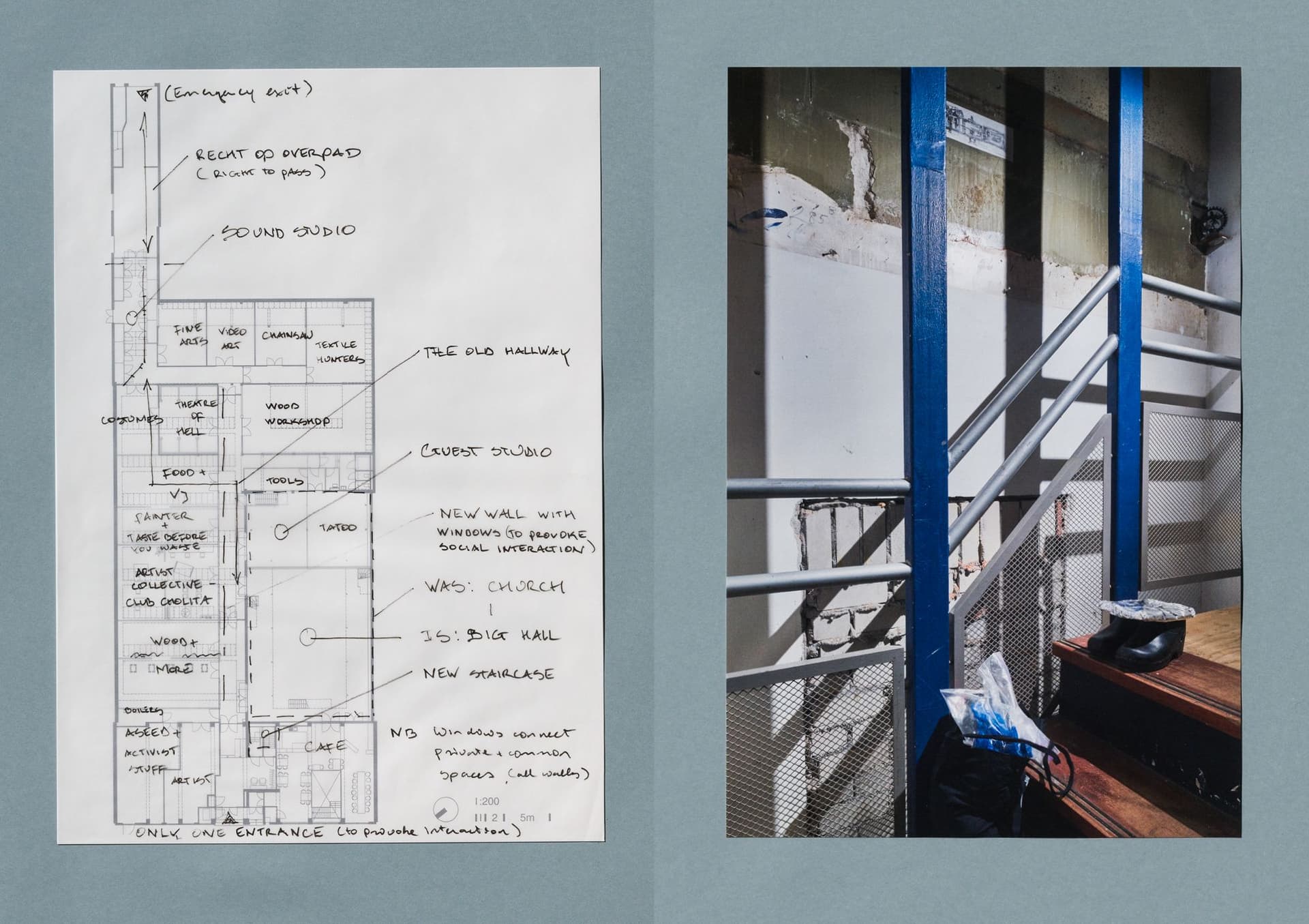  Plantage Dok. Ground Floor. From: Architecture of Appropriation. On Squatting as Spatial Practice. 