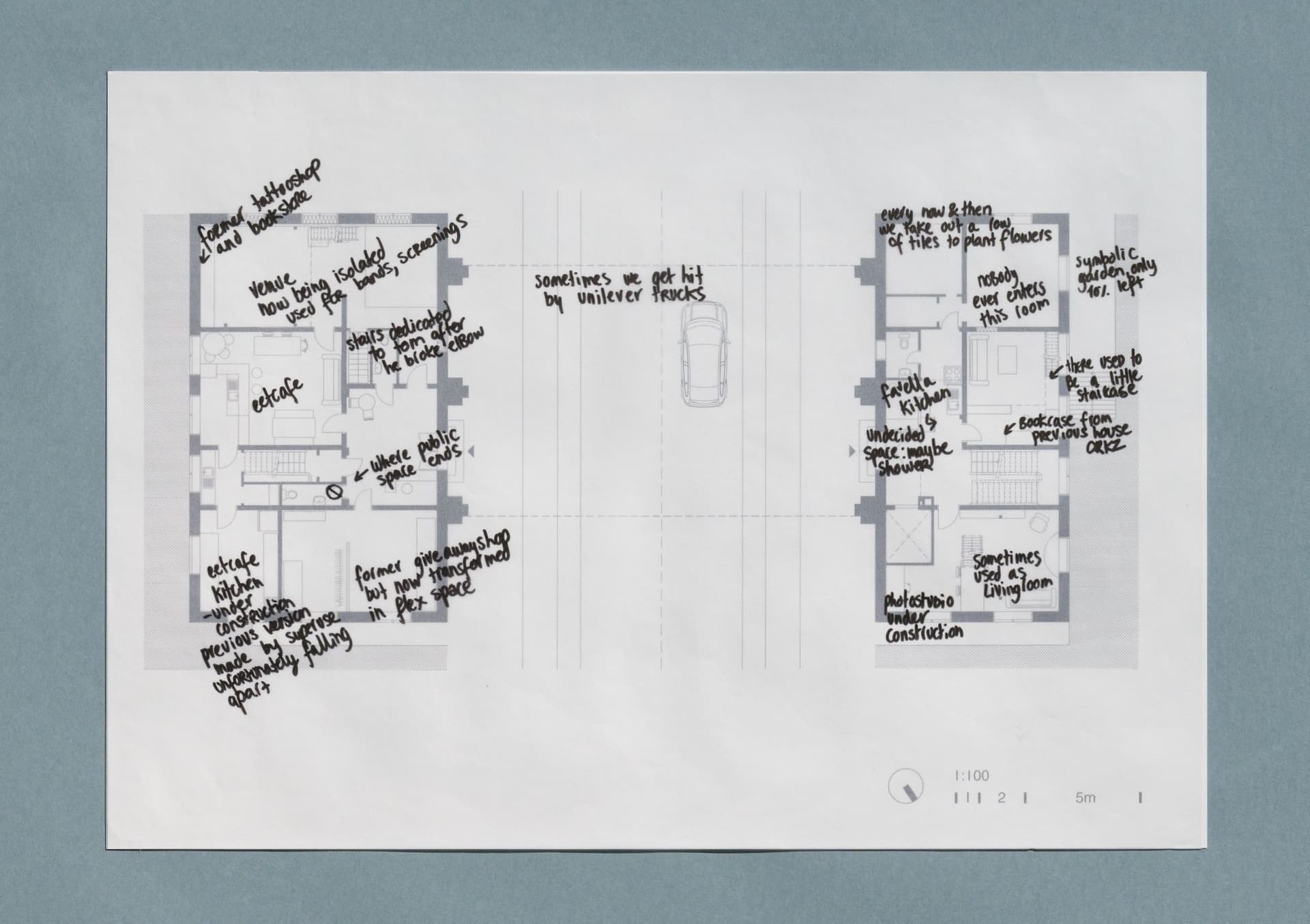  Poortgebouw. Ground Floor. From: Architecture of Appropriation. On Squatting as Spatial Practice. 