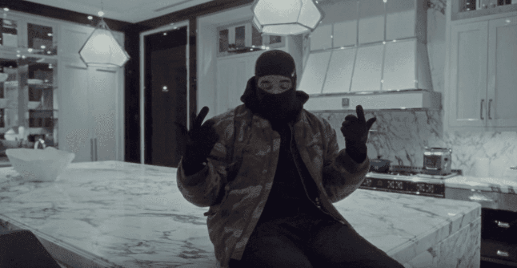 Still from Toosie Slide by Drake.