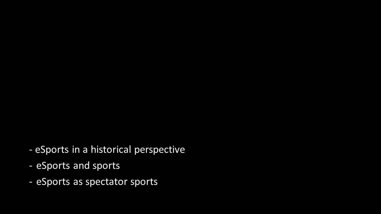 Thursday Night E-sports. Presentation René Glas 