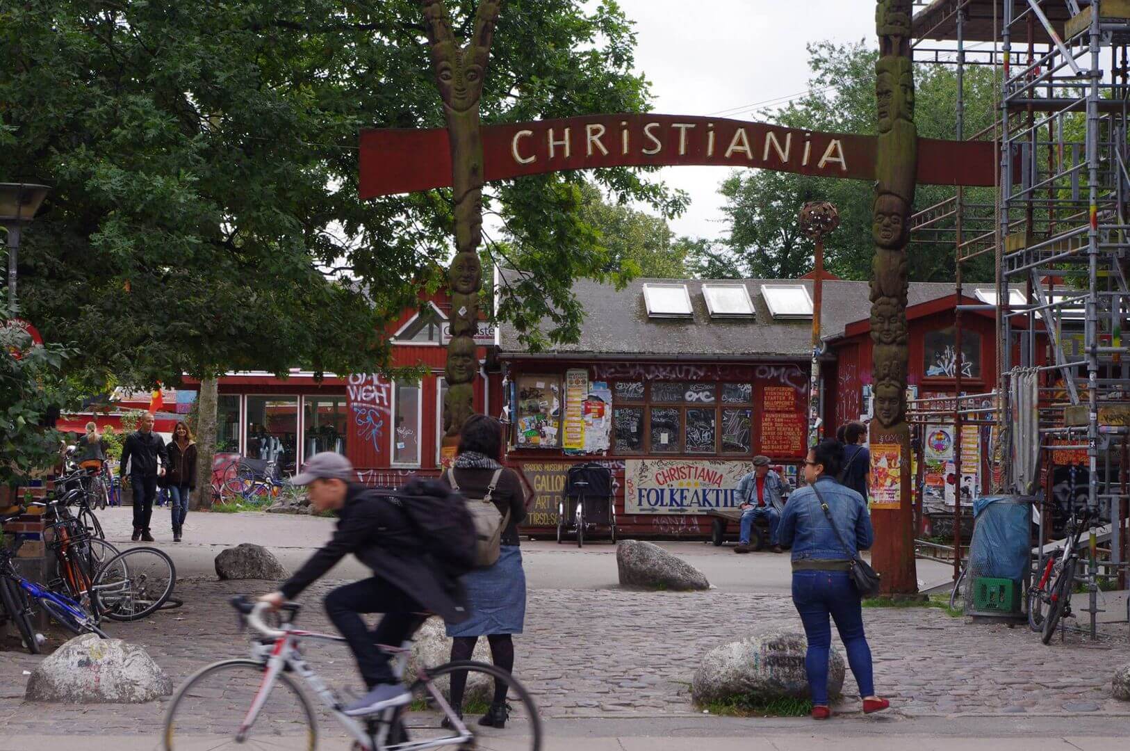 Still from film Christiana 