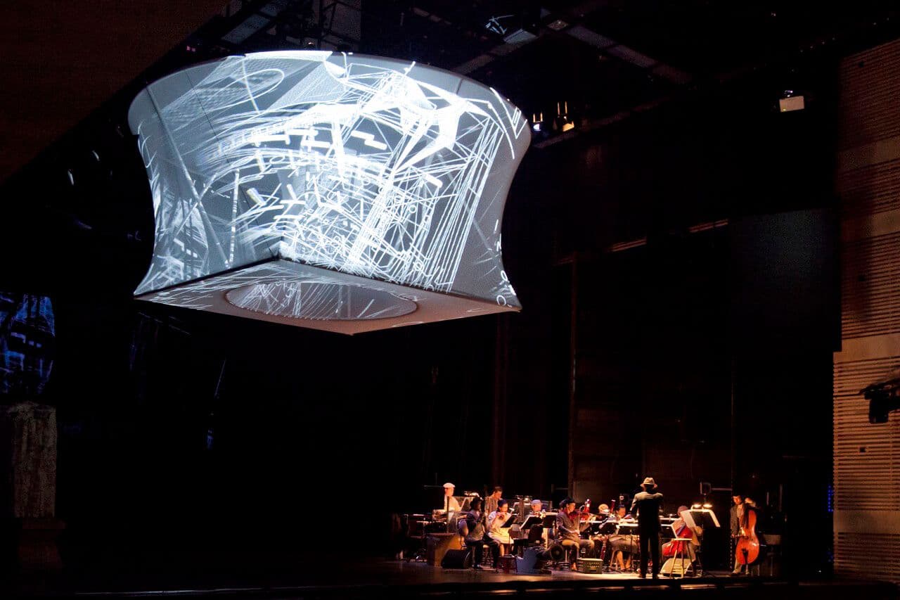 Stage by Ai Weiwei for the opera As Big As The Sky. Photo: Ada Nieuwendijk 