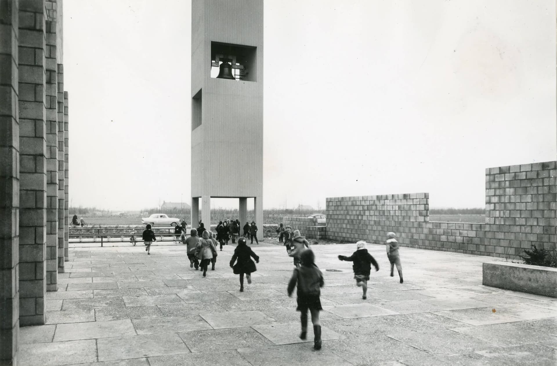 Kerk in Nagele. Foto: Collectie Architectenbureau Broekbakema.  