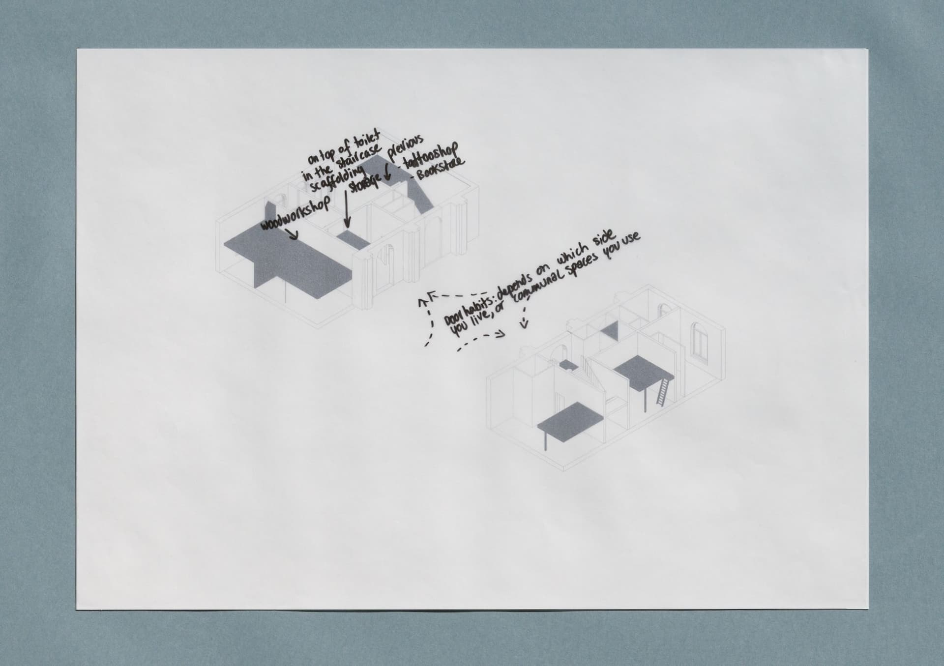  Poortgebouw. Divisions. From: Architecture of Appropriation. On Squatting as Spatial Practice. 