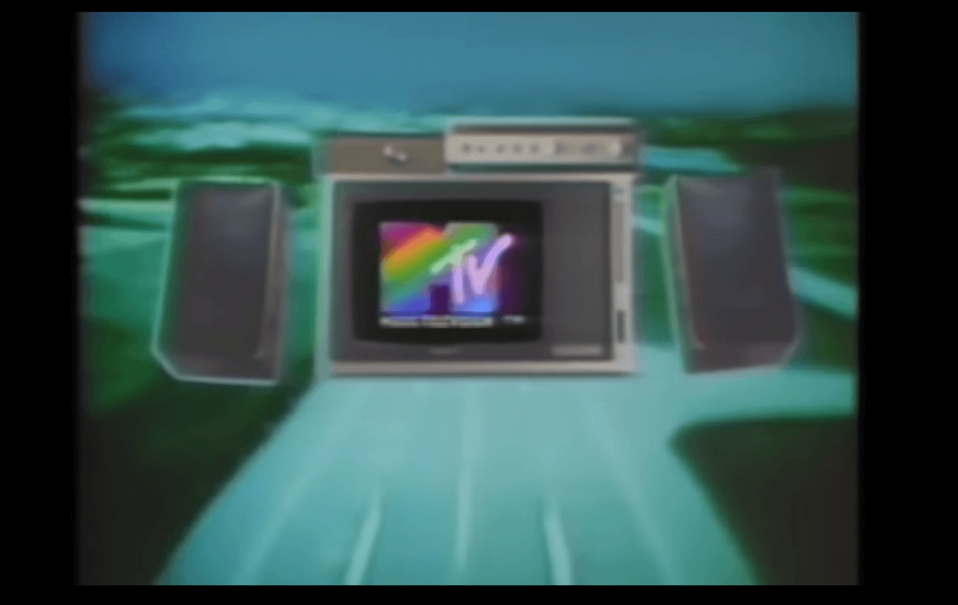 Still uit The First hour of MTV, MTV, 1 Augustus 1981. Bron: YouTube.  