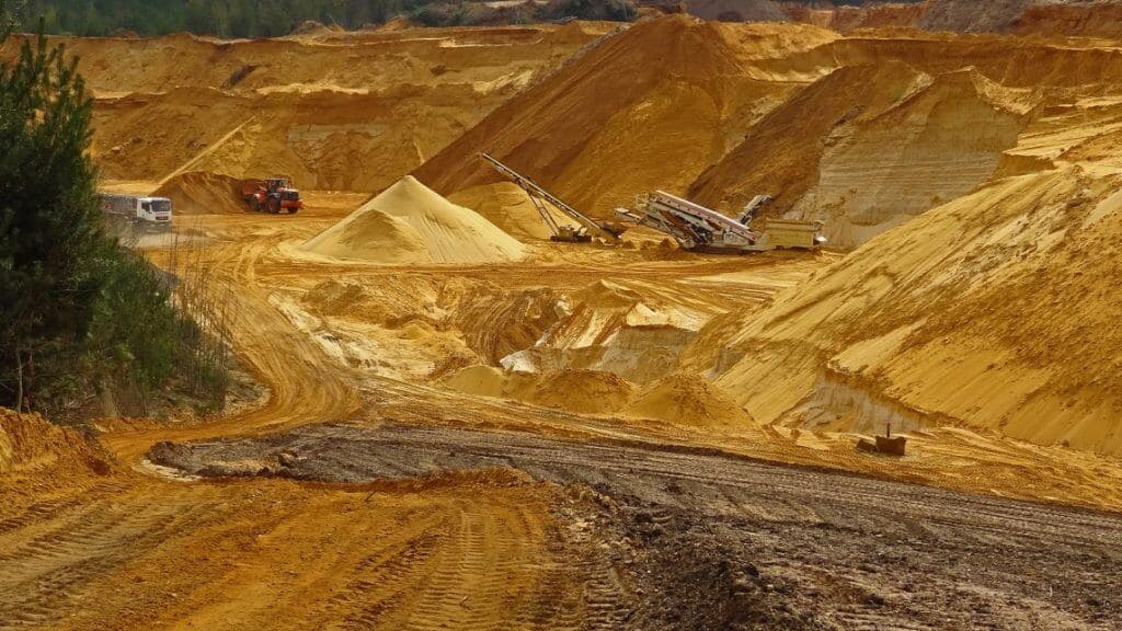 Sand mine, northern USA. Foto: Creative Commons 