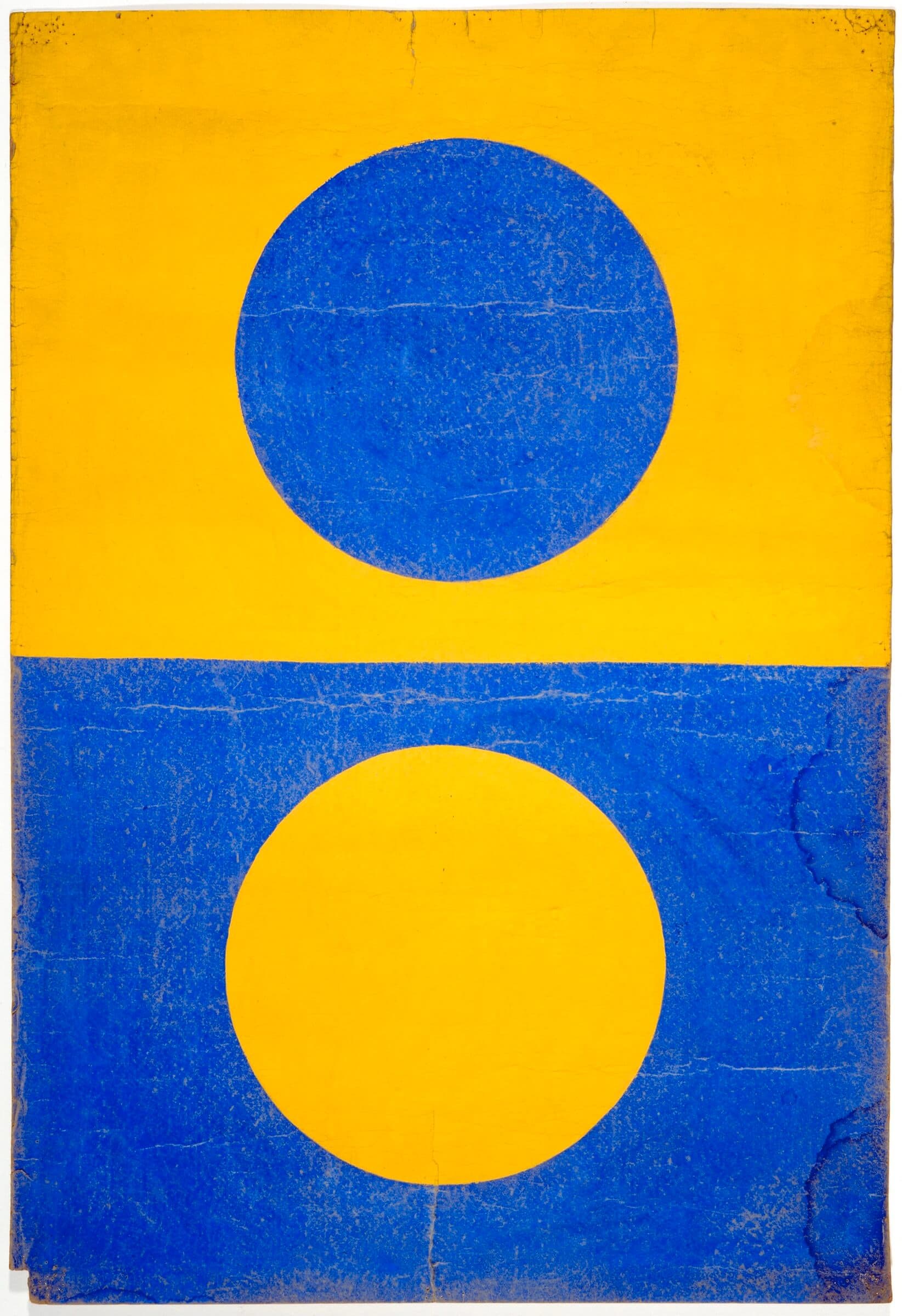 Takehiko Mizutani, Studie zum Simultankontrast (Unterricht Josef Albers), 1927-1© Bauhaus-Archiv Berlin. Foto: Markus Hawlik 