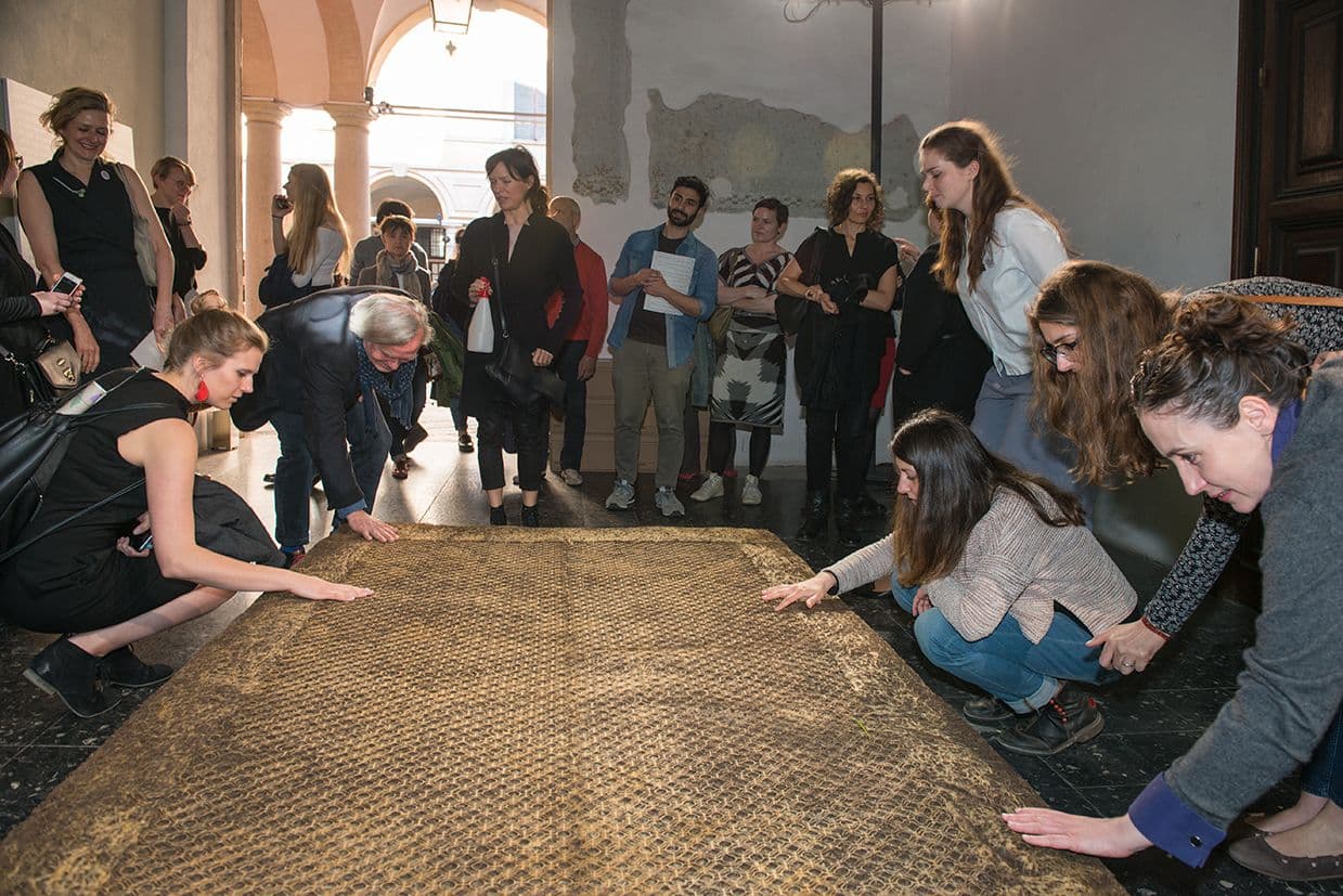 Internationale Materialen & Design Netwerkmeeting, Salone del Mobile 2017. Foto Ilco Kemmere
