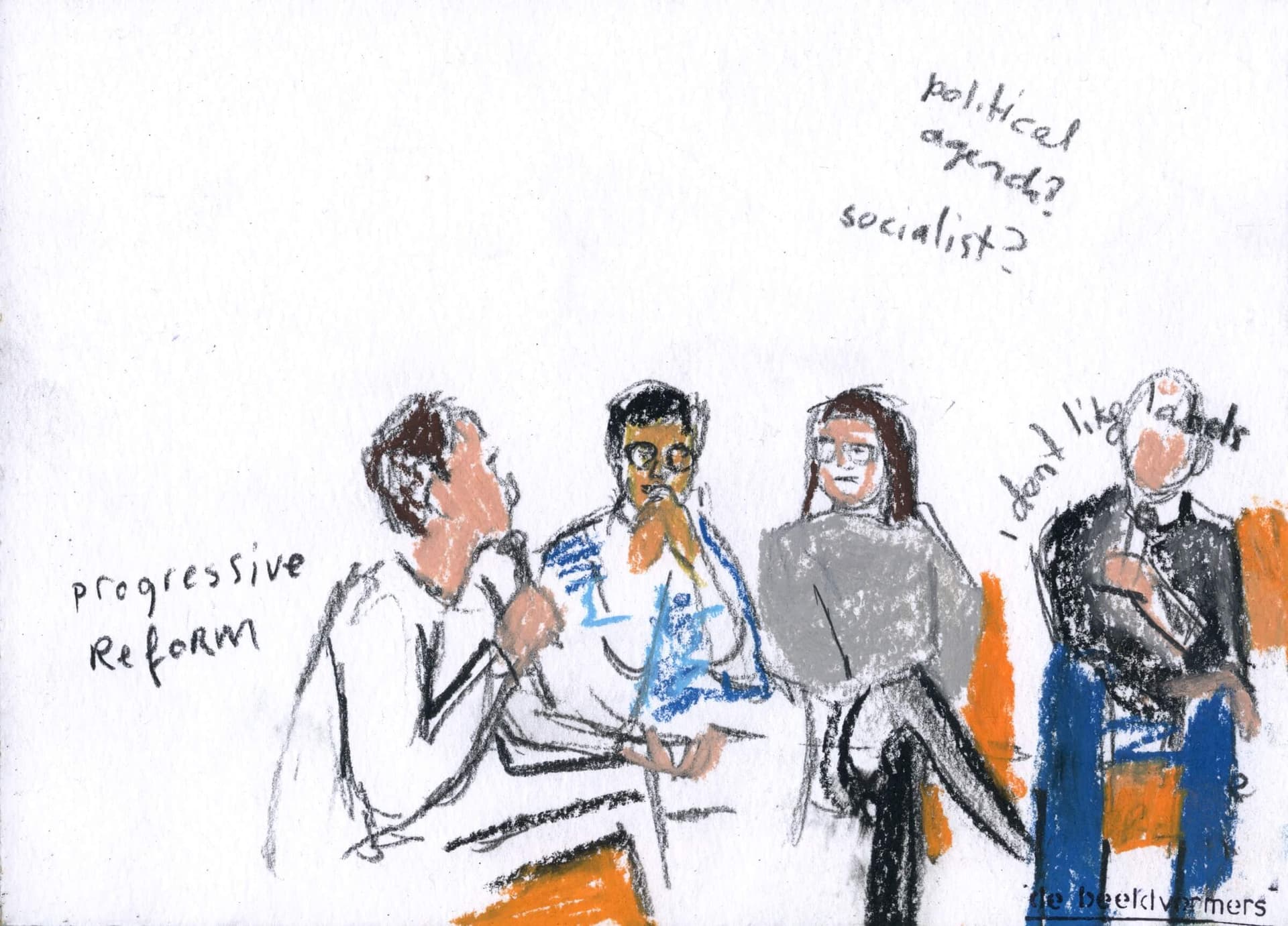 Thursday Night with Jack Self. Visual report by De Beeldvormers 