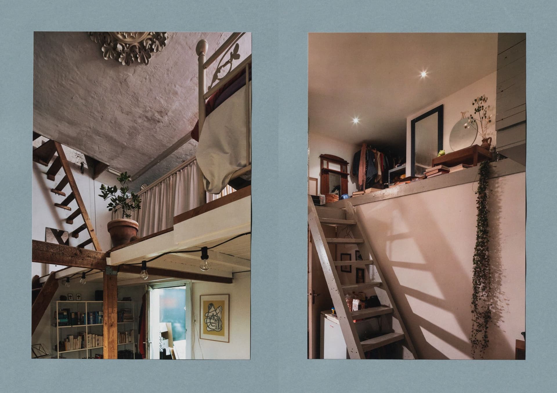  Poortgebouw. First Floor - Mezzanines. From: Architecture of Appropriation. On Squatting as Spatial Practice. Photo by Johannes Schwartz. 