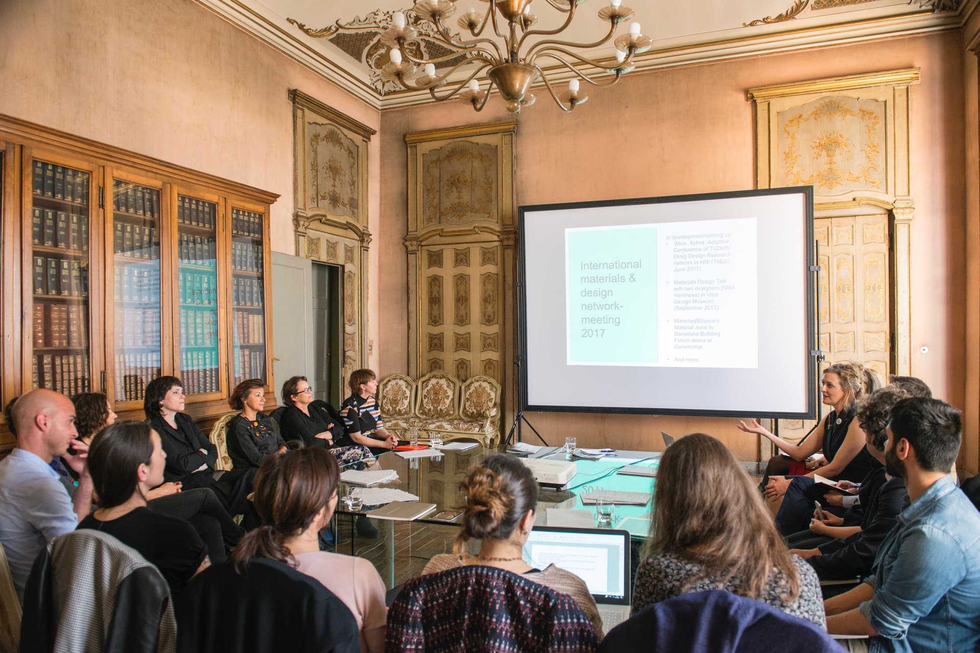  Internationale Materialen & Design Netwerkmeeting, Salone del Mobile 2017. Foto Ilco Kemmere 