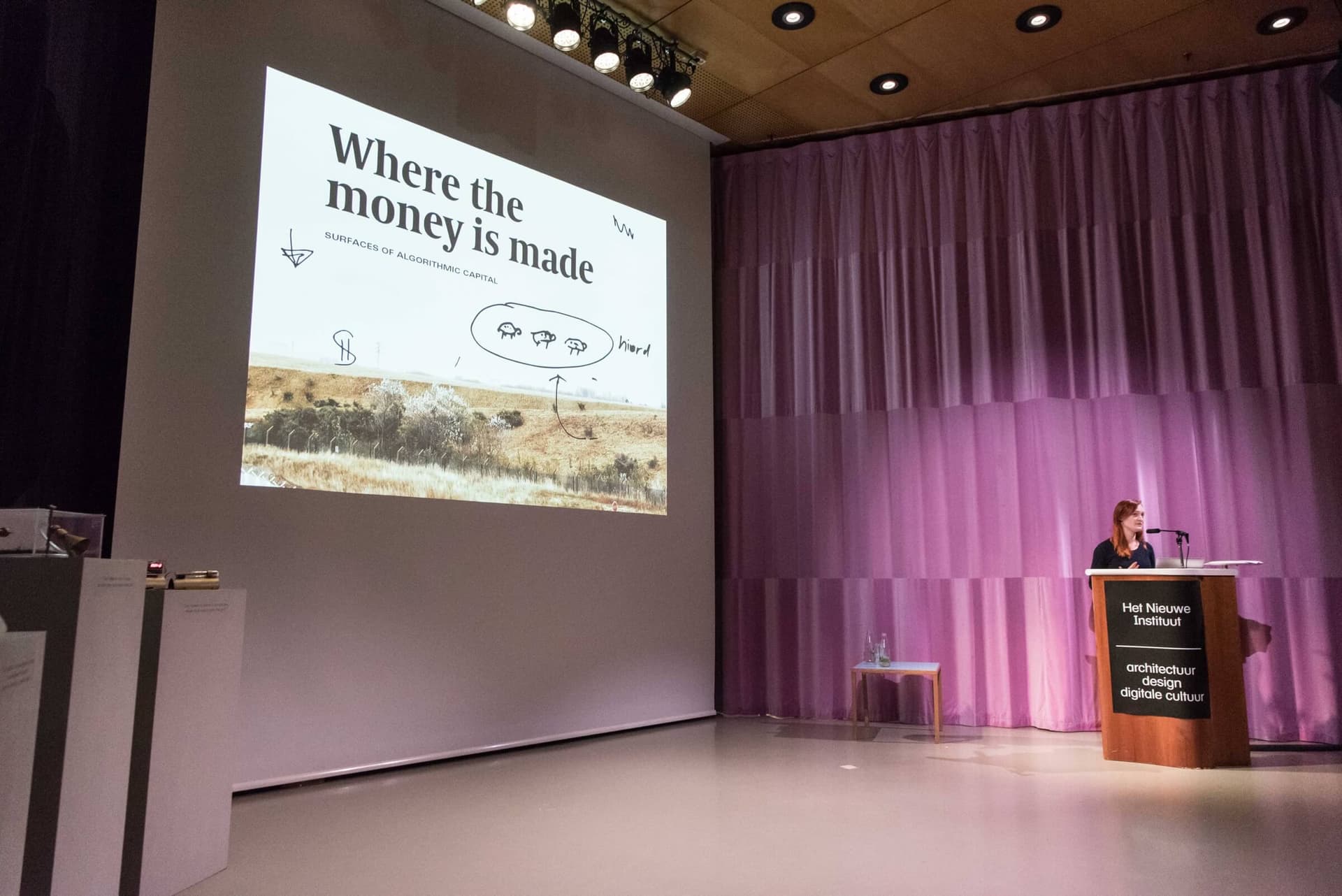 Presentation Eline Benjaminsen, 23 November 2017. Photo: Hans Tak. 