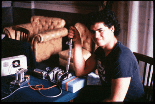 Re-enactment Residency, V2_. Dutch artist Marnix de Nijs re-enacted the work Telephonic Arm Wrestling by Norman White and Doug Back (originally realised in 1986) and showed it at V2_ in 2011. 