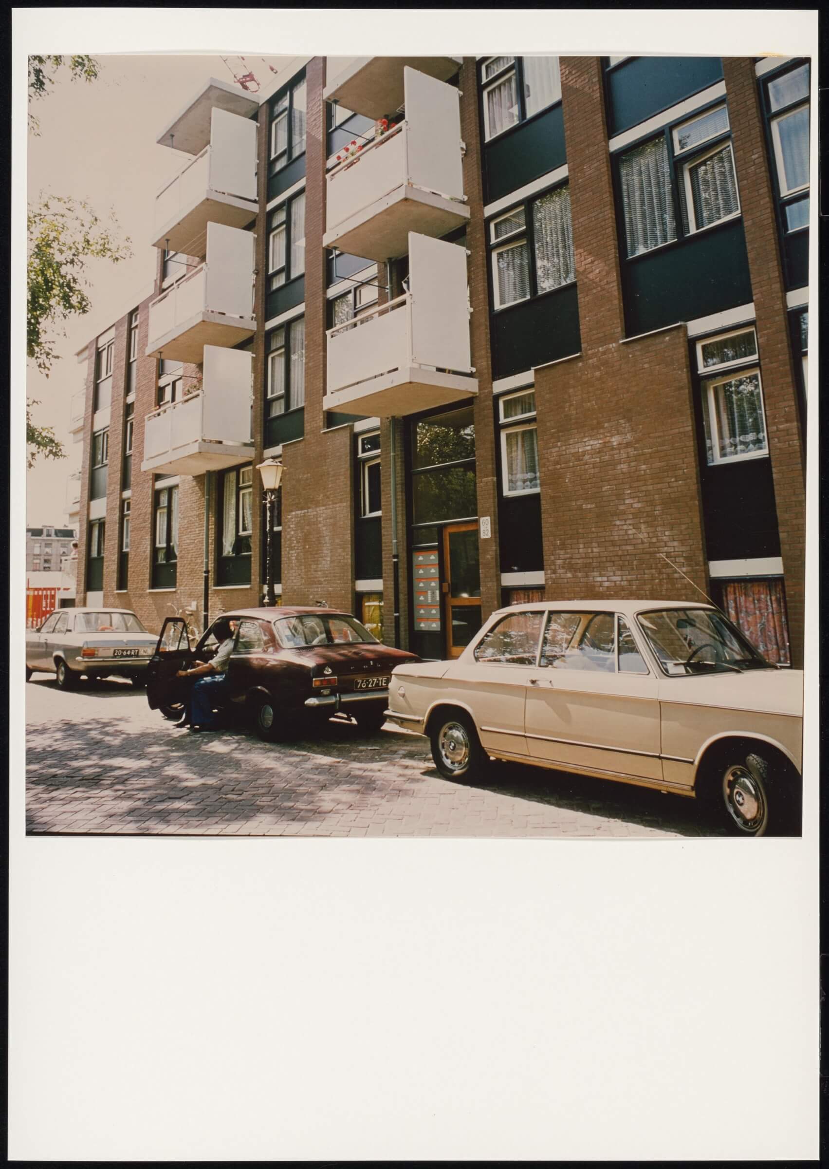 E. Jelles. Sociale Woningbouw oude binnenstad, De Wittenkade, Amsterdam, 1972-1975. Collectie Het Nieuwe Instituut, JELL 1050 