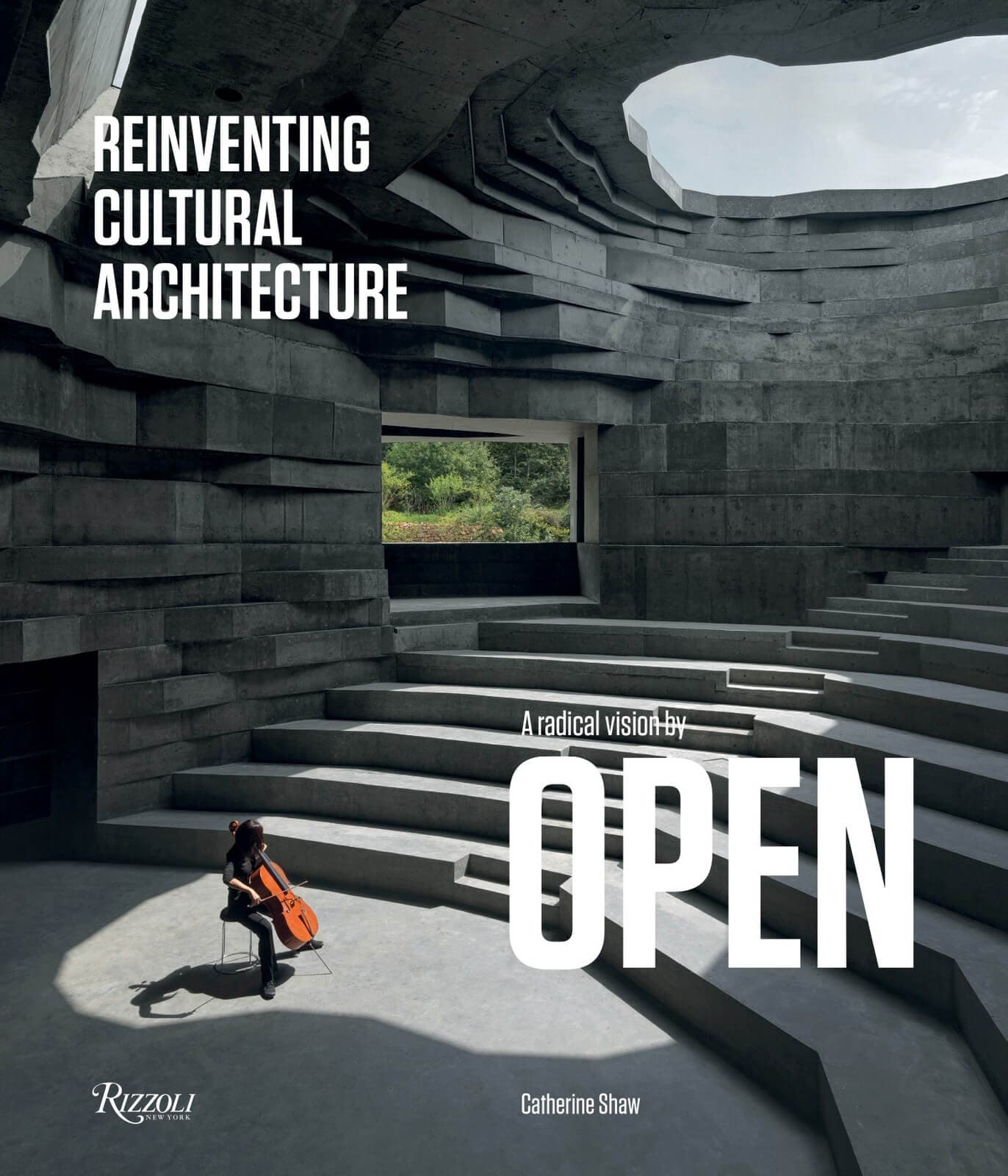 A Radical Vision by OPEN. Reinventing Cultural Architecture, cover. Beeld met dank aan uitgever Rizzoli 