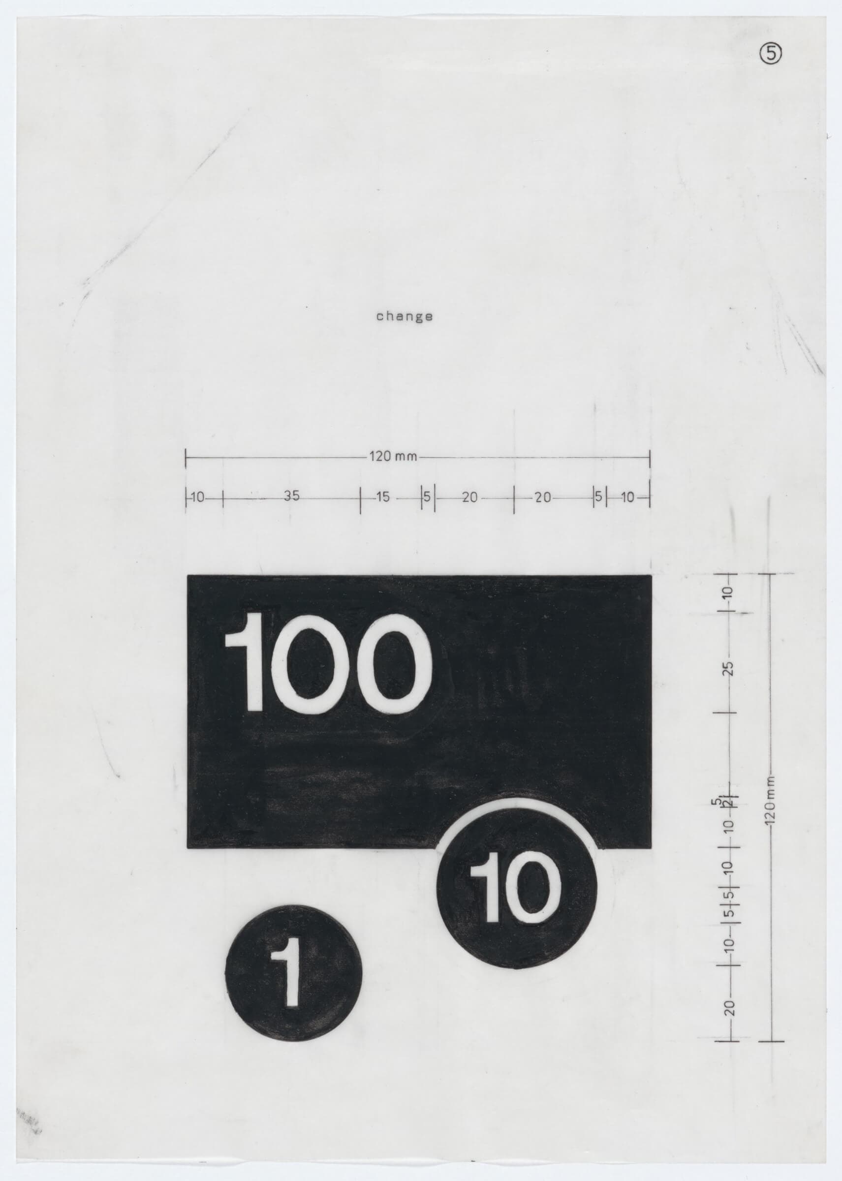 Kho Liang Ie. Pictogram Martula Muhammed Airport Lagos, 1977-79. Collectie Het Nieuwe Instituut, NVER 306 