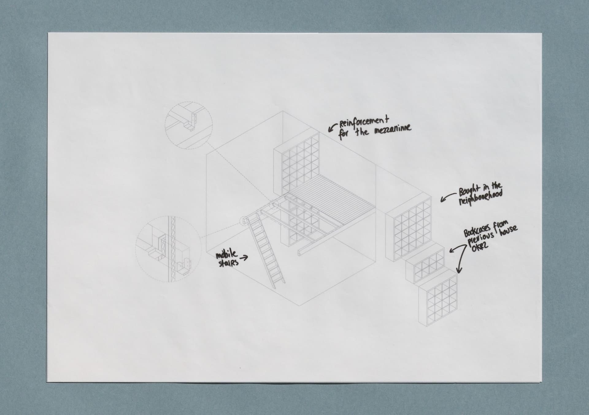  Poortgebouw. First Floor - Mezzanines. From: Architecture of Appropriation. On Squatting as Spatial Practice. Photo by Johannes Schwartz. 