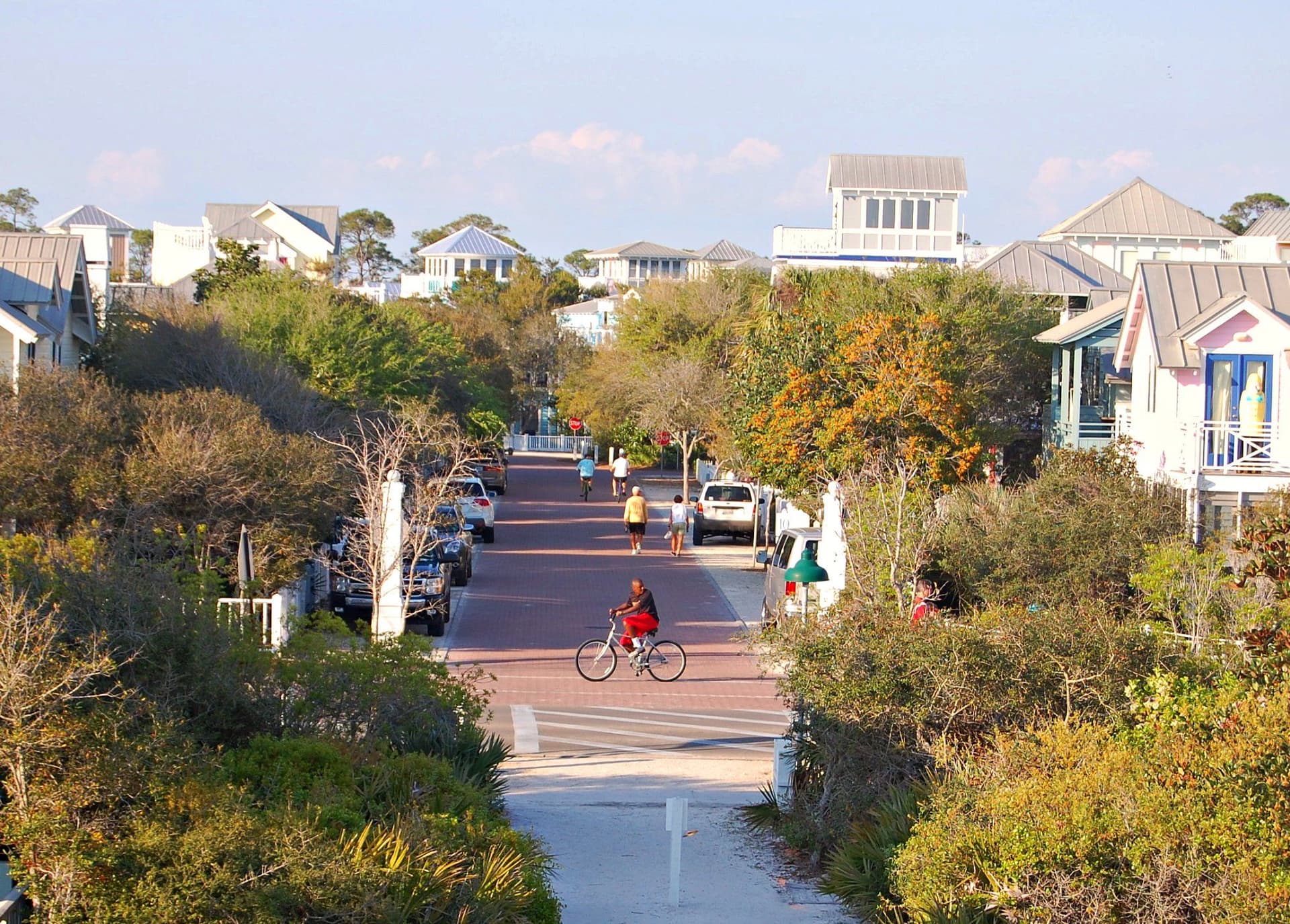 Seaside, a Florida Panhandle Beach Community. 