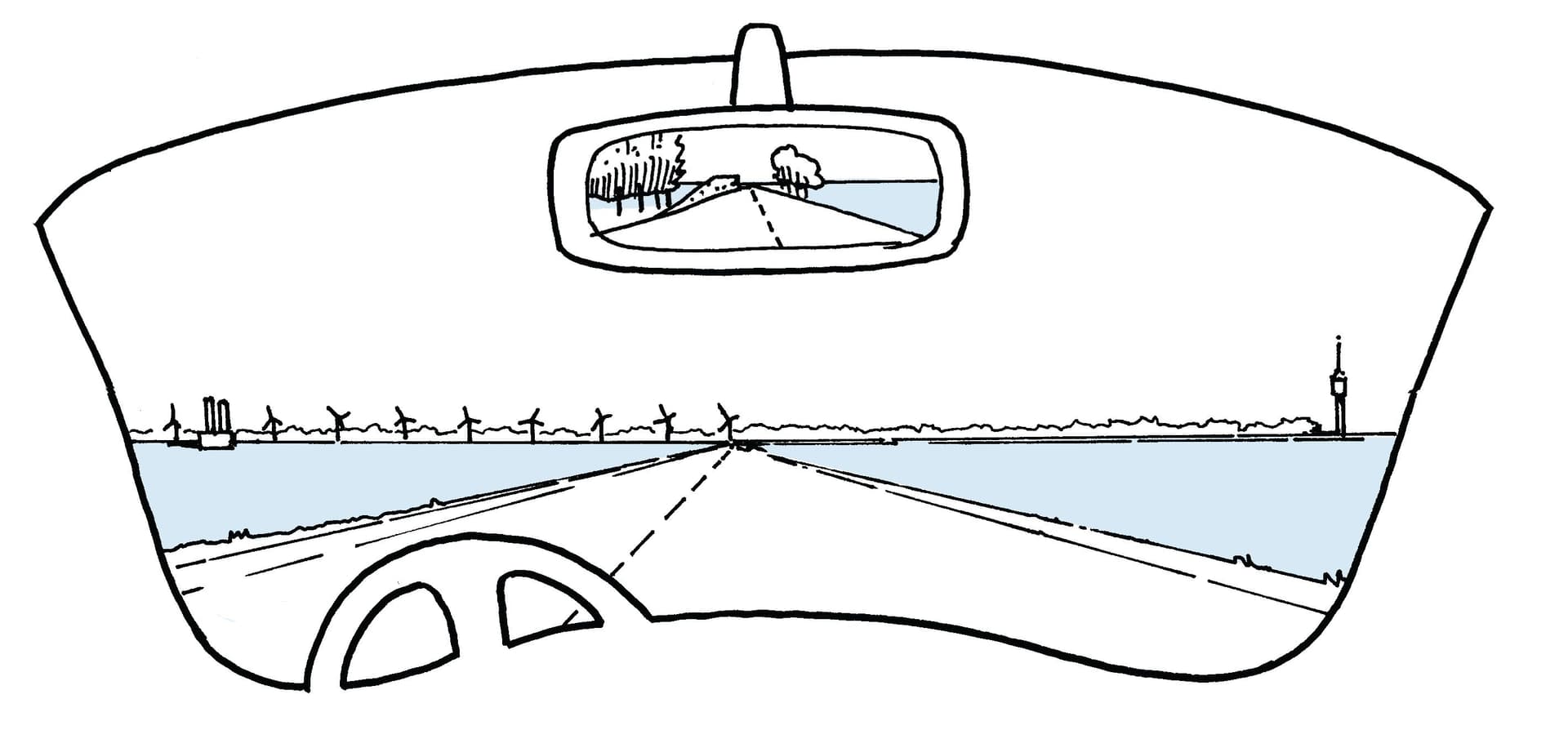  Onder het motto: ‘een weg moet boeien zonder te vermoeien’, ervaart de automobilist het verhaal van de route. 
