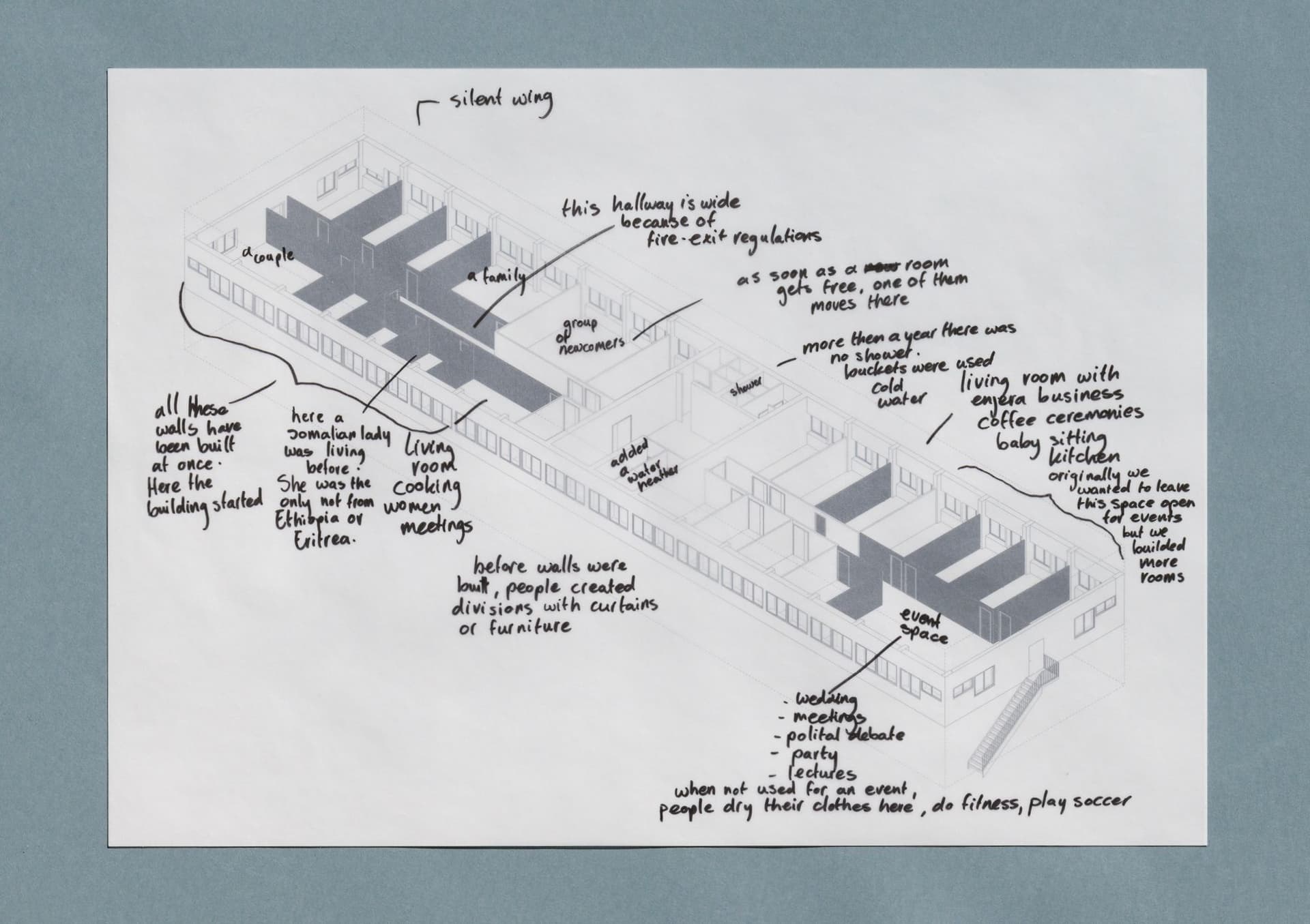  Vluchtmaat. First Floor. From: Architecture of Appropriation. On Squatting as Spatial Practice. 