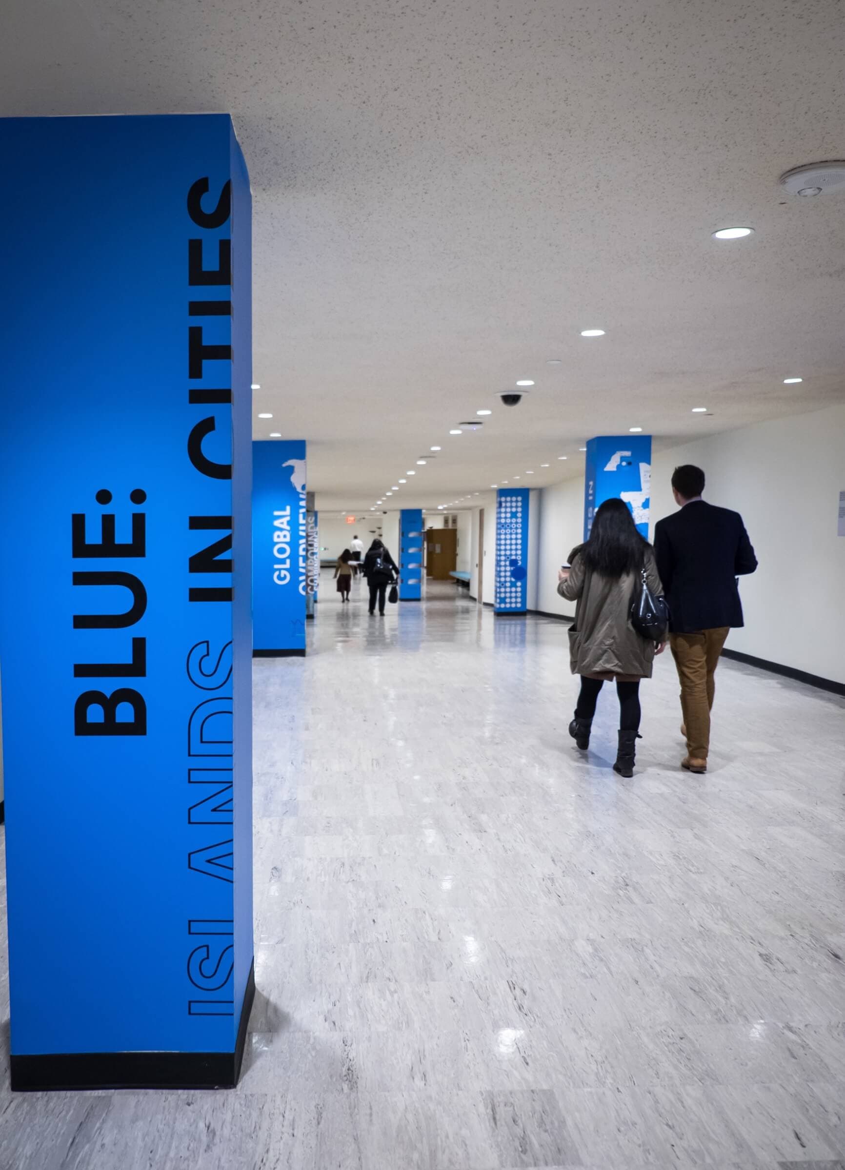 BLUE: Islands in Cities - a presentation at the UN headquarters in New York  