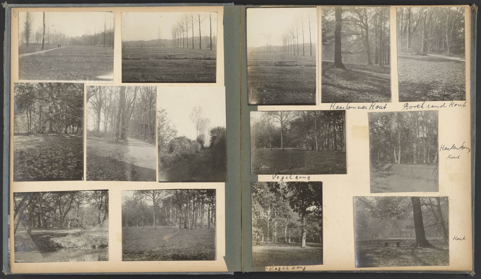 Hoewel reeds veranderd door industrialisatie, spoorwegen en kanalen, was in het cultuurlandschap dat Verhagen waarnam tijdens zijn wandelingen de scherpe ruimtelijke scheiding tussen stad en buitengebied nog waarneembaar, ca. 1925. Collectie He… 