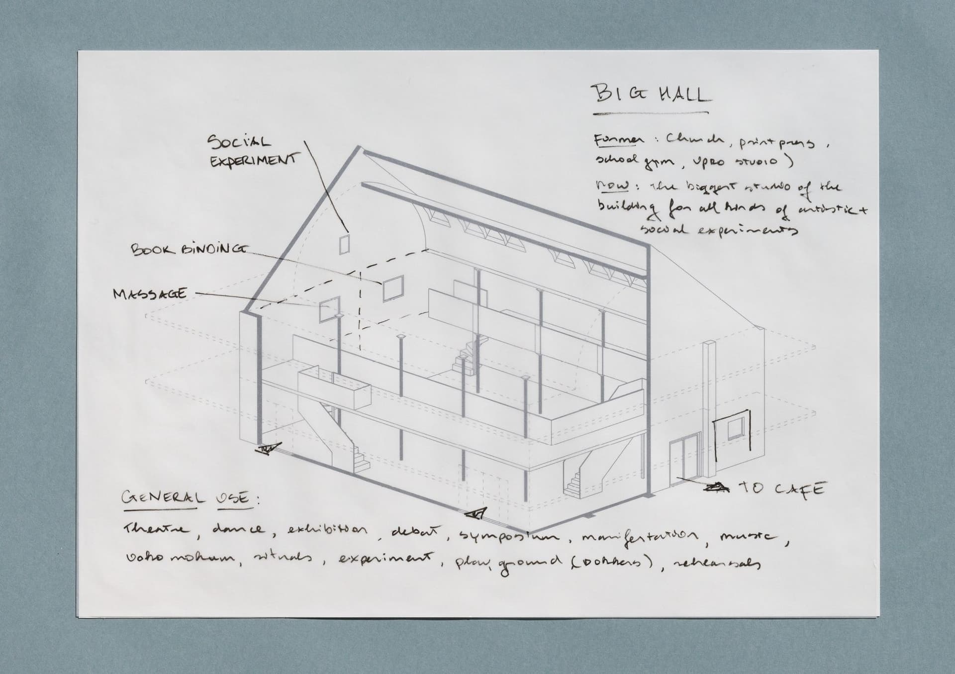  Plantage Dok. Ground Floor - Dokzaal. From: Architecture of Appropriation. On Squatting as Spatial Practice. 