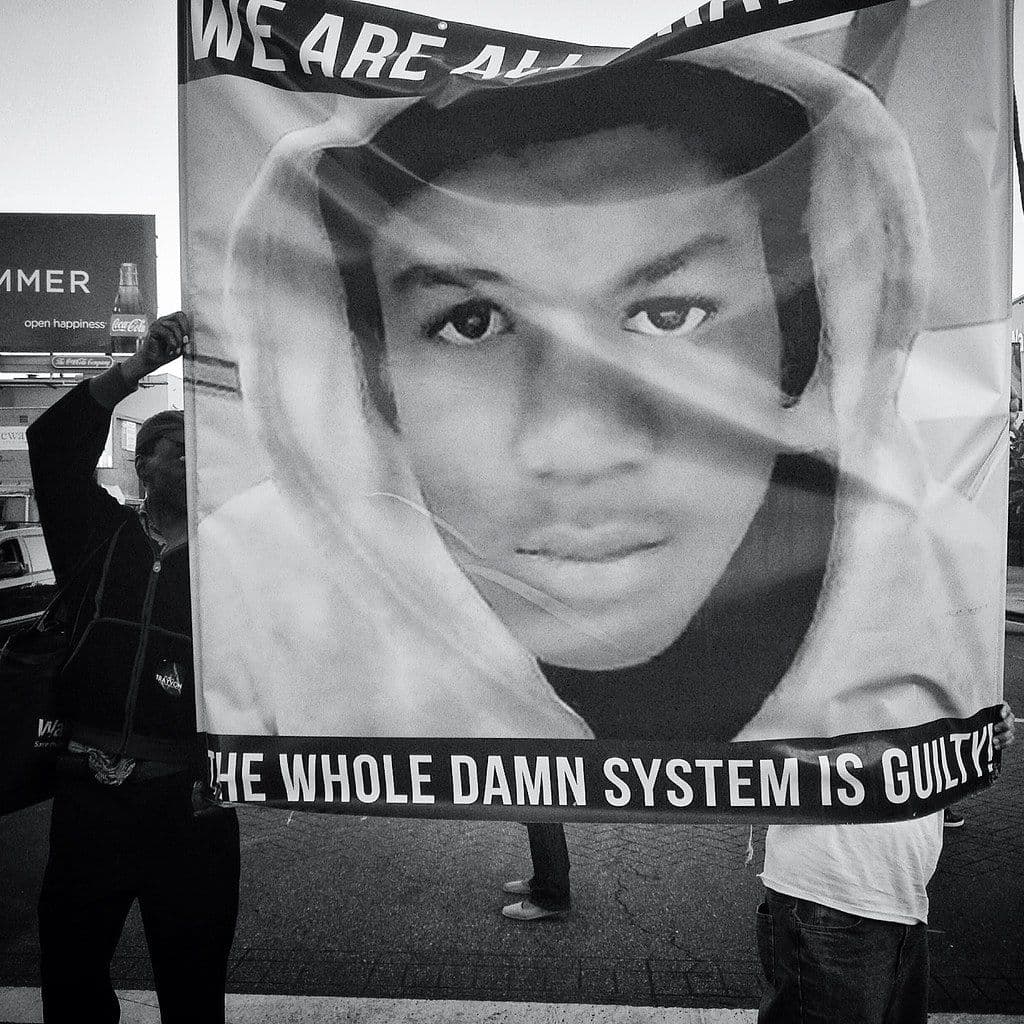 Rally for Trayvon Martin, July 14, 2013. Photo: Ryan Vaarsi 