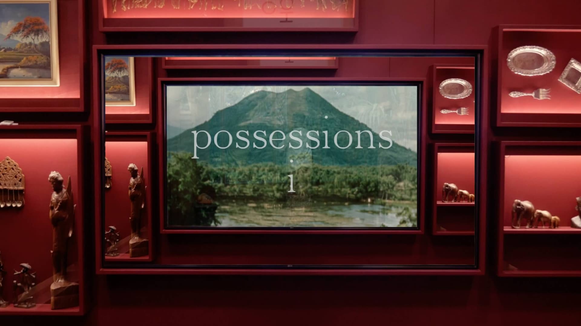 Capture from Haunted (2021), video installation by Janilda Bartolomeu at the Temporary House of Home in Het Nieuwe Instituut.  