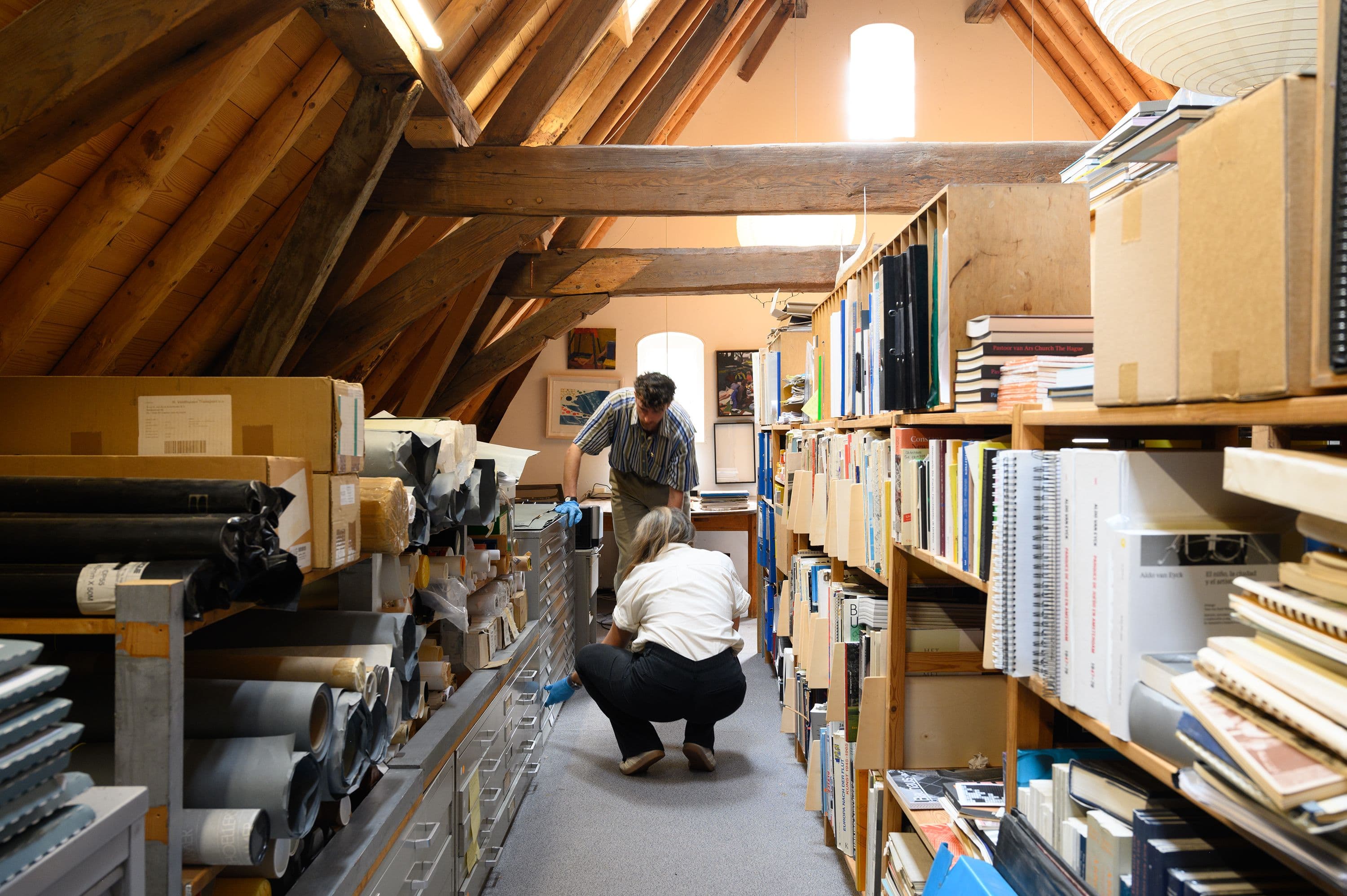 Overview of the attic. Photo Petra van der Ree.