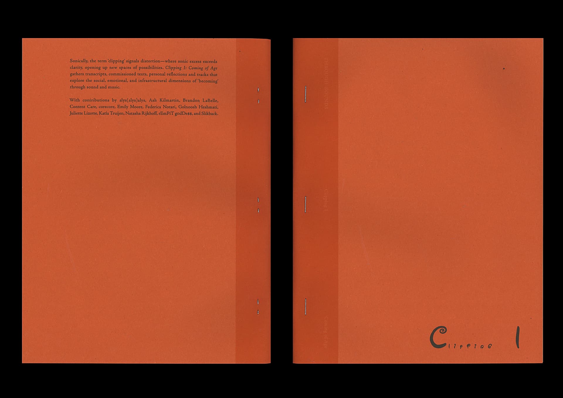  Fragment uit Clipping 1: Coming of Age. Ontwerp door Catherine Hu en Cleo Tsw
