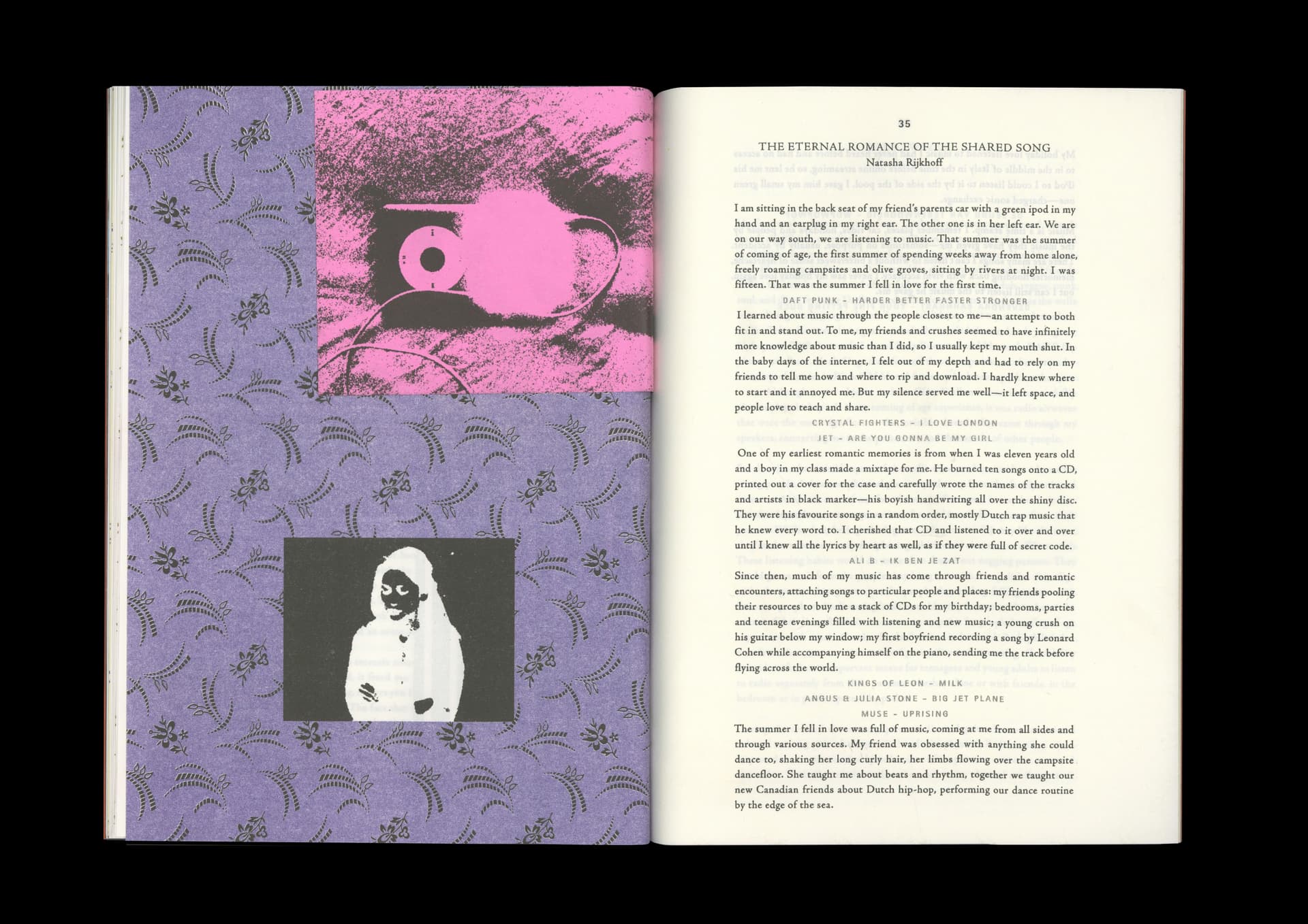  Fragment uit Clipping 1: Coming of Age. Ontwerp door Catherine Hu en Cleo Tsw