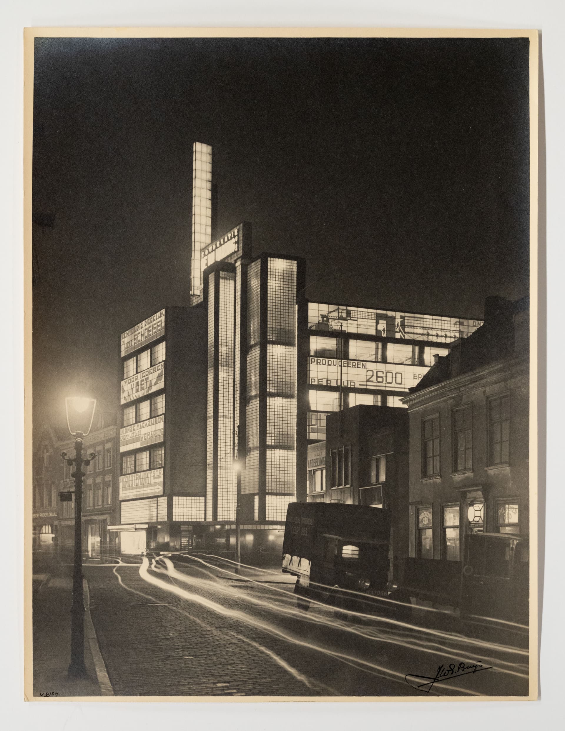 J.W.E. Buijs. Cooperative De Volharding, The Hague, 1927. Photographer unknown. Collection Nieuwe Instituut. Photo Johannes Schwartz.