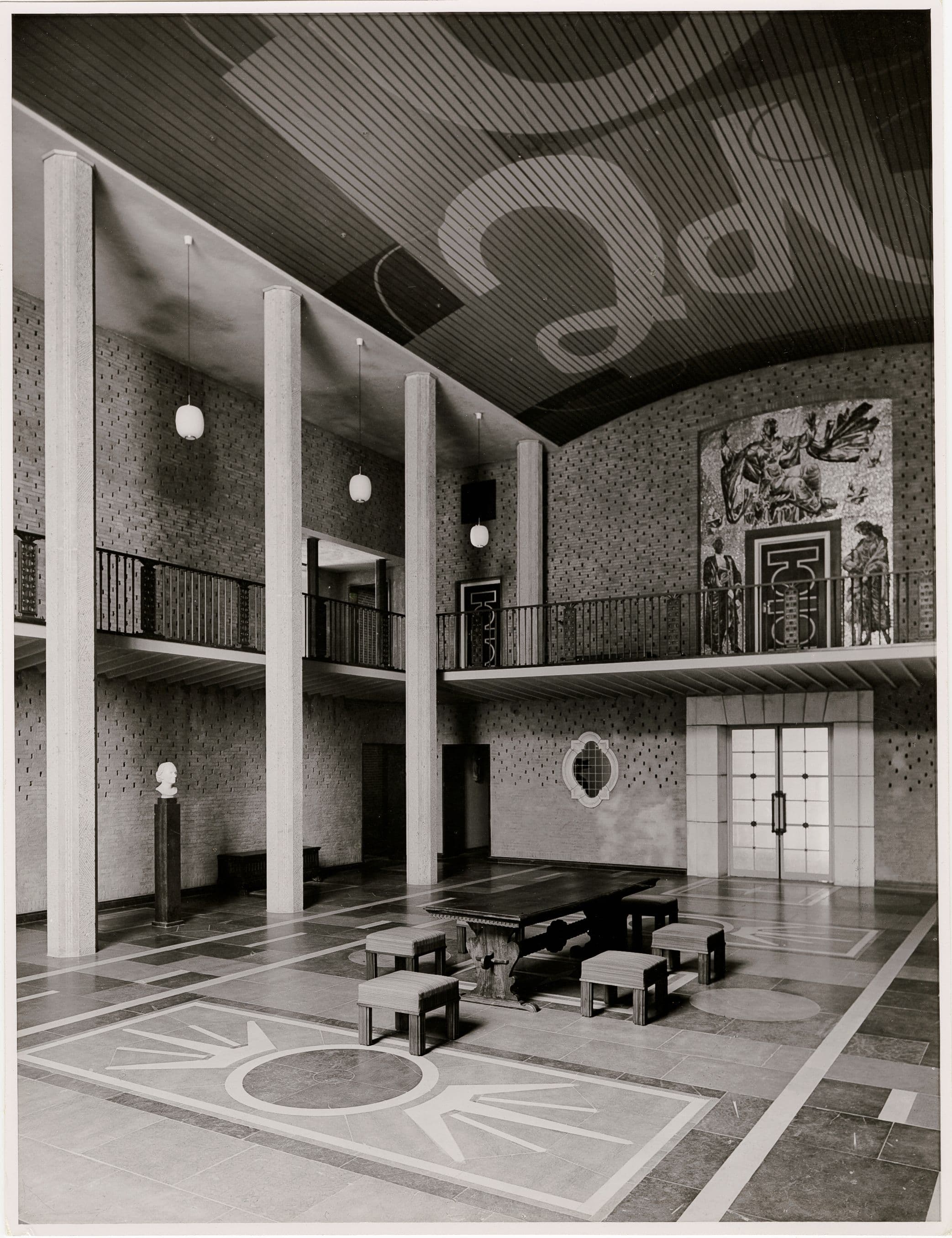 G. Friedhoff. Ministry of Education, Arts and Science, The Hague, 1948-1953. Collection Nieuwe Instituut, FRIE 2.61