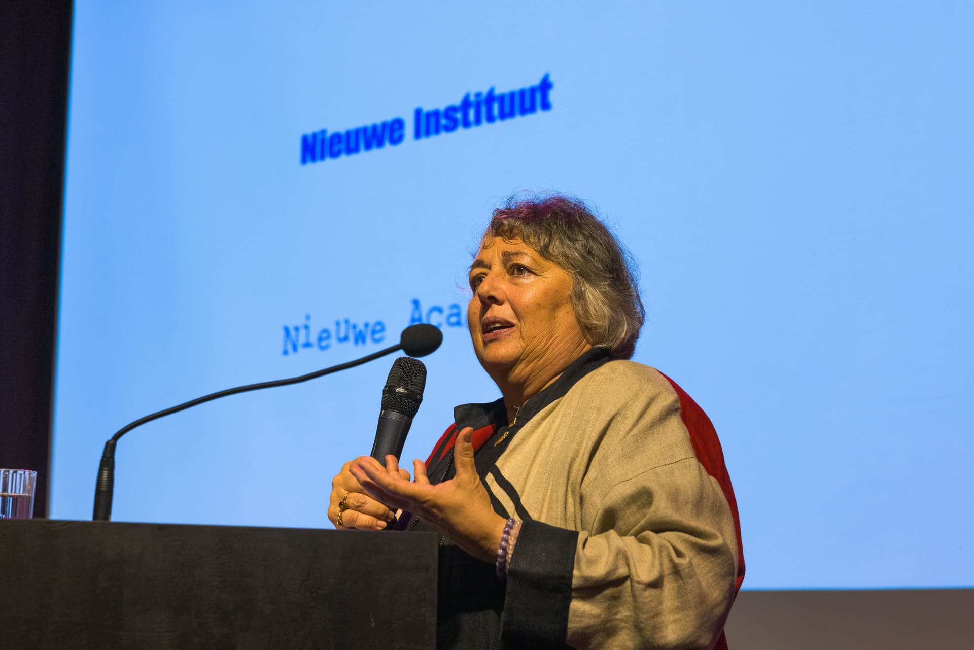 Rosi Braidotti tijdens de After Summer School 2024.